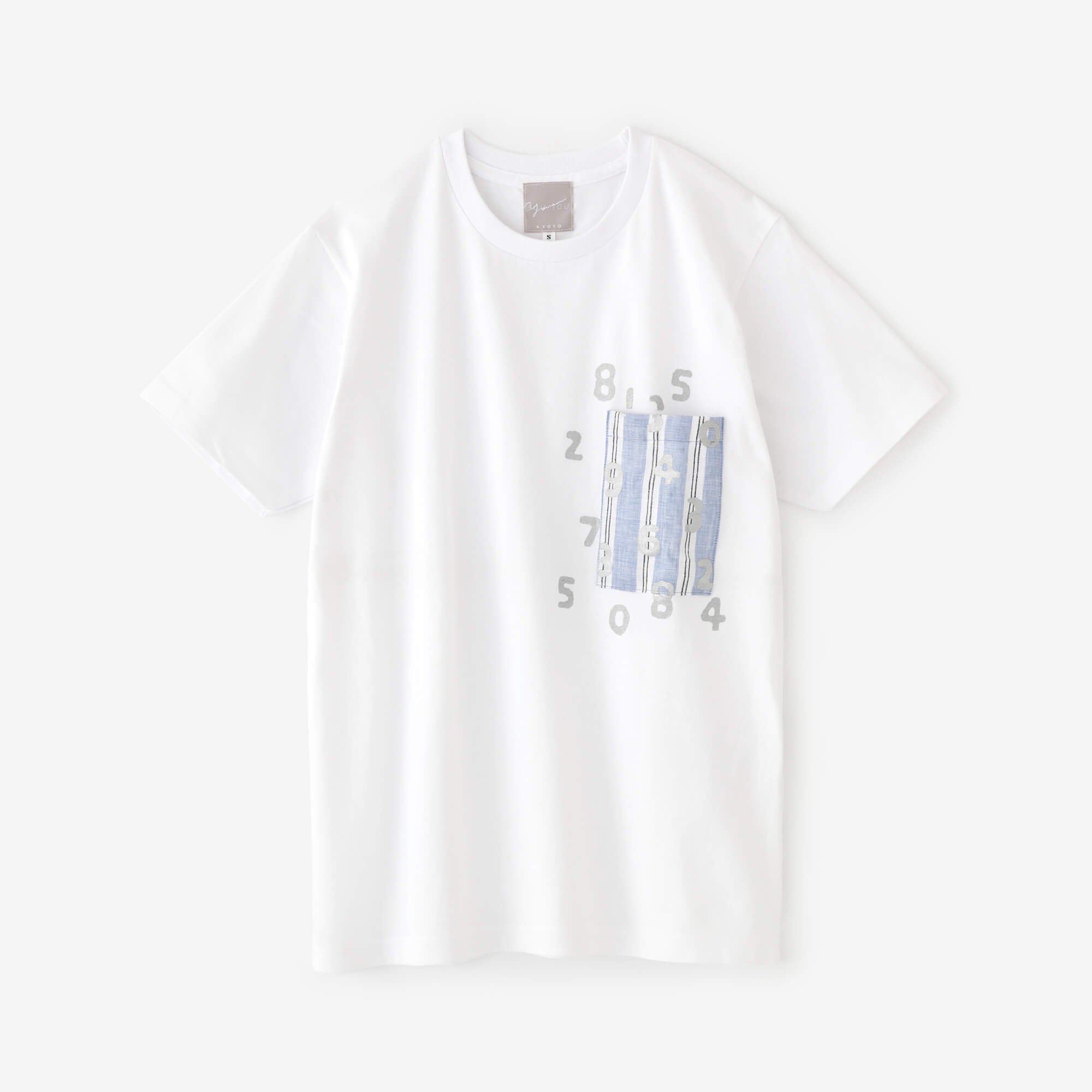 net限定】半袖 ポケットTシャツ[5.0]／ホワイト×SO-SU-U昆（こん 