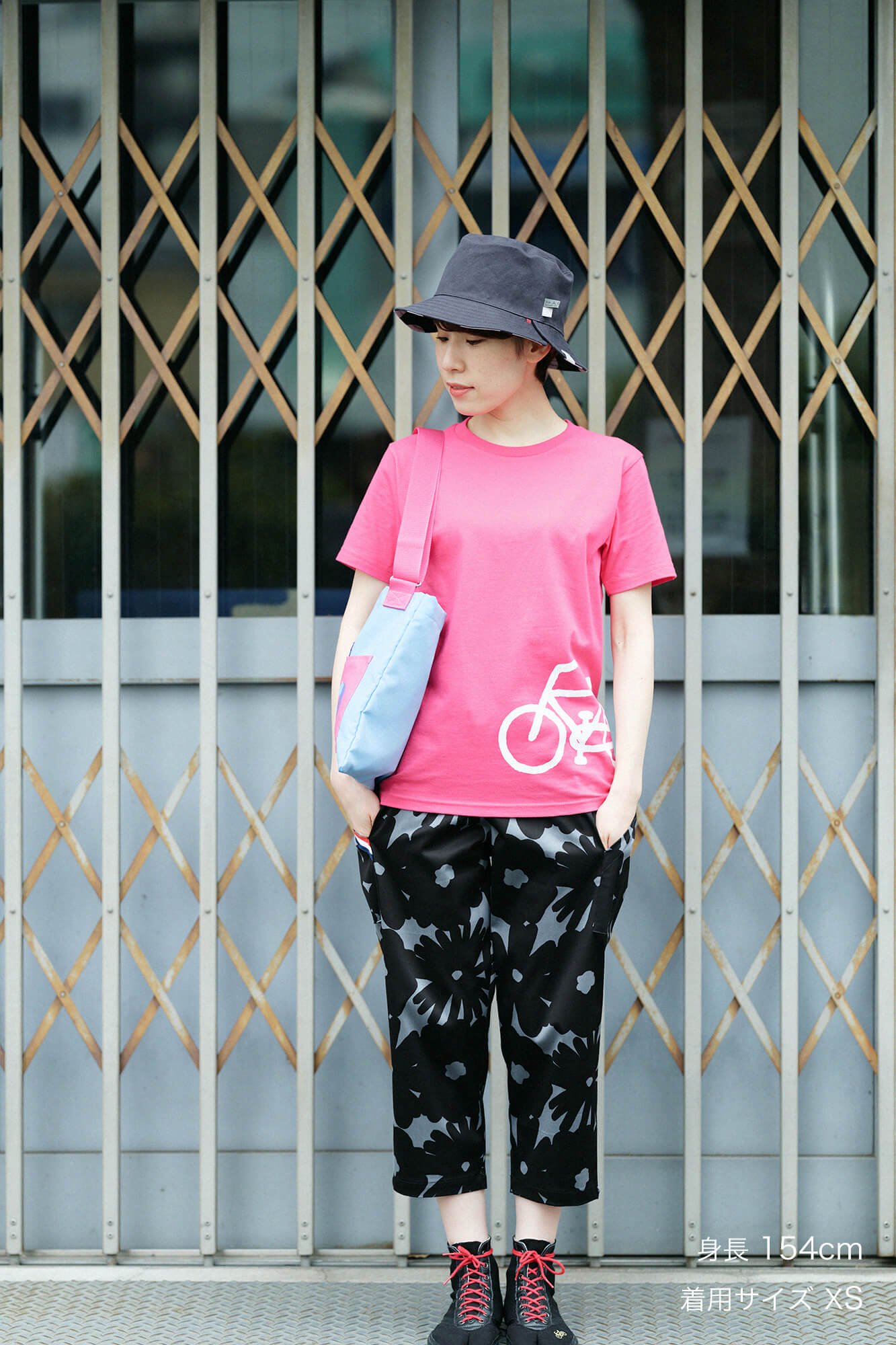 チャリンコ 半袖Tシャツ[5.0]／ピンク - SOU・SOU netshop　（ソウソウ）　-　『新しい日本文化の創造』