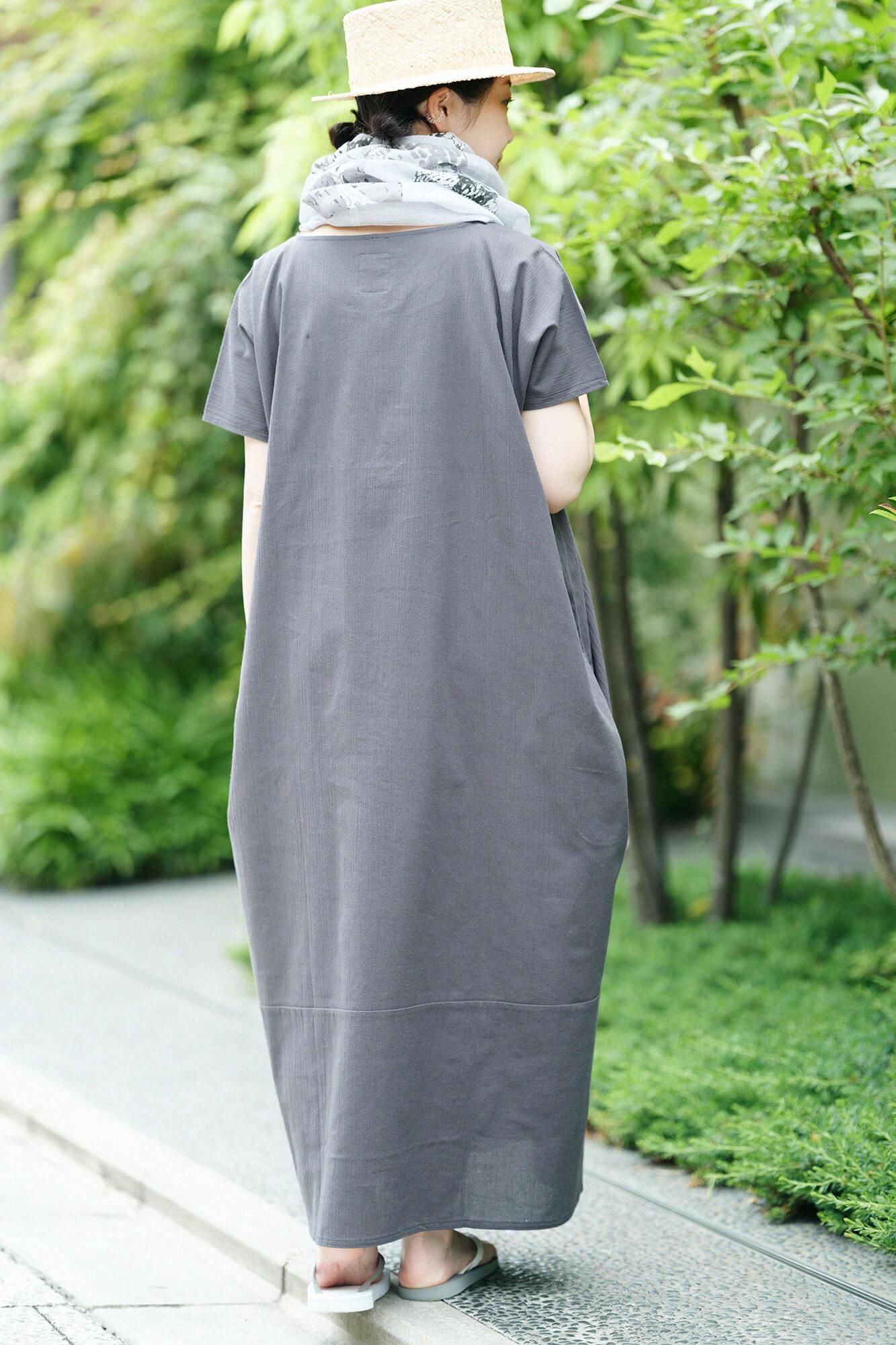美品✦高島縮長方形衣 路地 SOU・SOU 高島縮 20/20 長方形衣（ちょうほうけい） 組（くみ） ／濡羽色