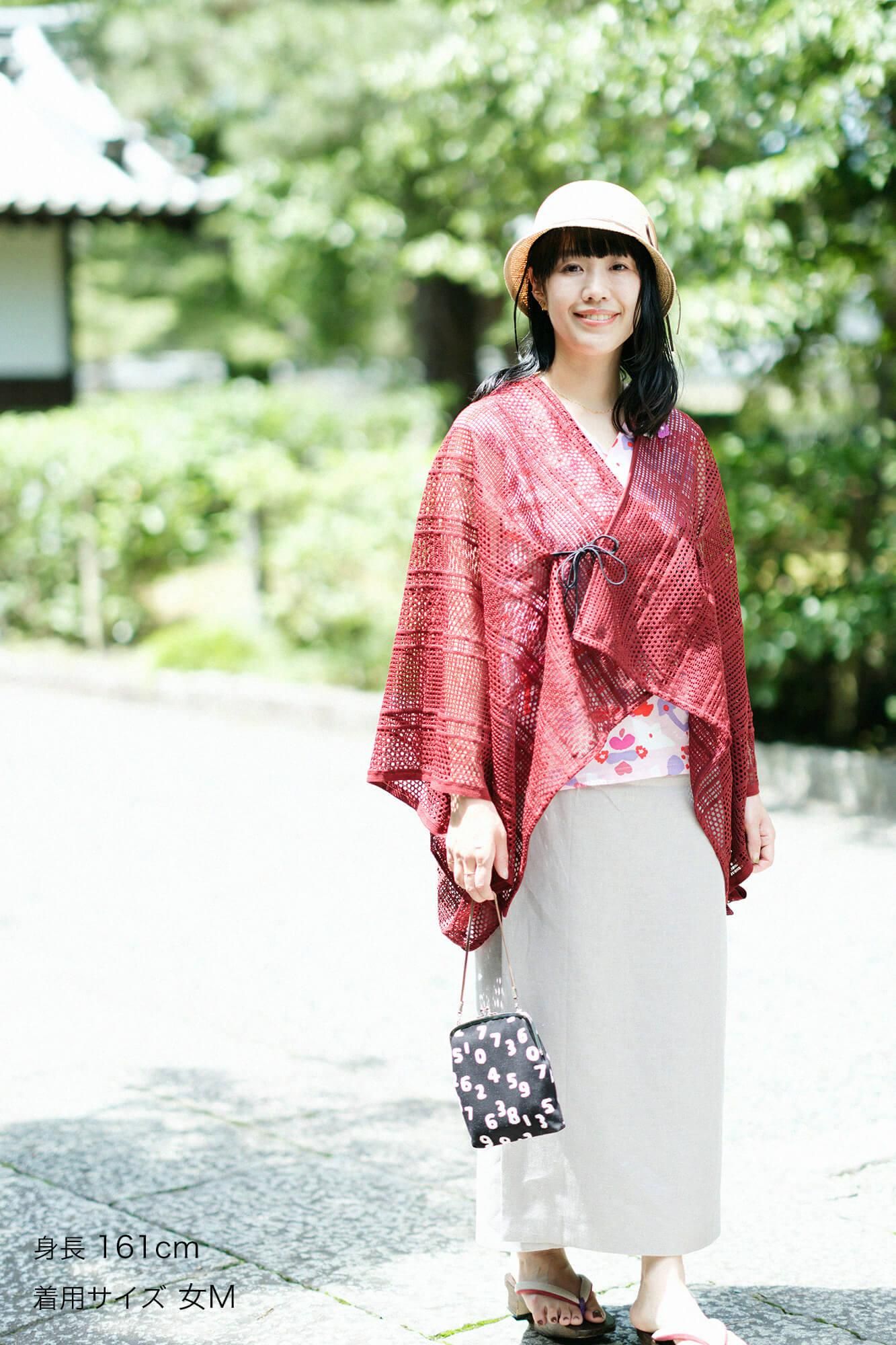 高島縮 40/40 抜衿ジバン／たわむれ - SOU・SOU netshop