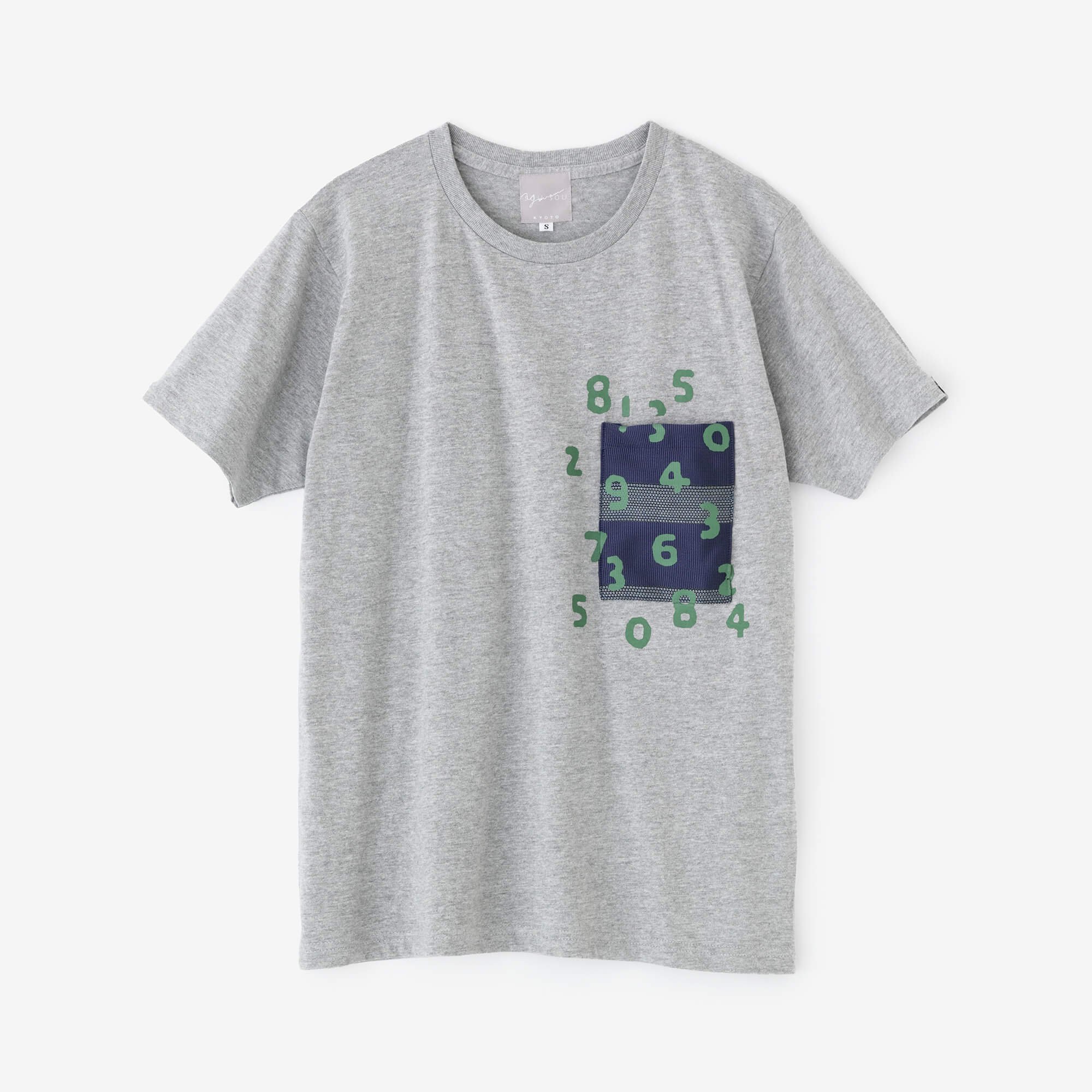 半袖 ポケットTシャツ[5.0]／ヘザーグレー×SO-SU-U昆（こん） SOU・SOU netshop （ソウソウ） 『新しい日本文化の創造』