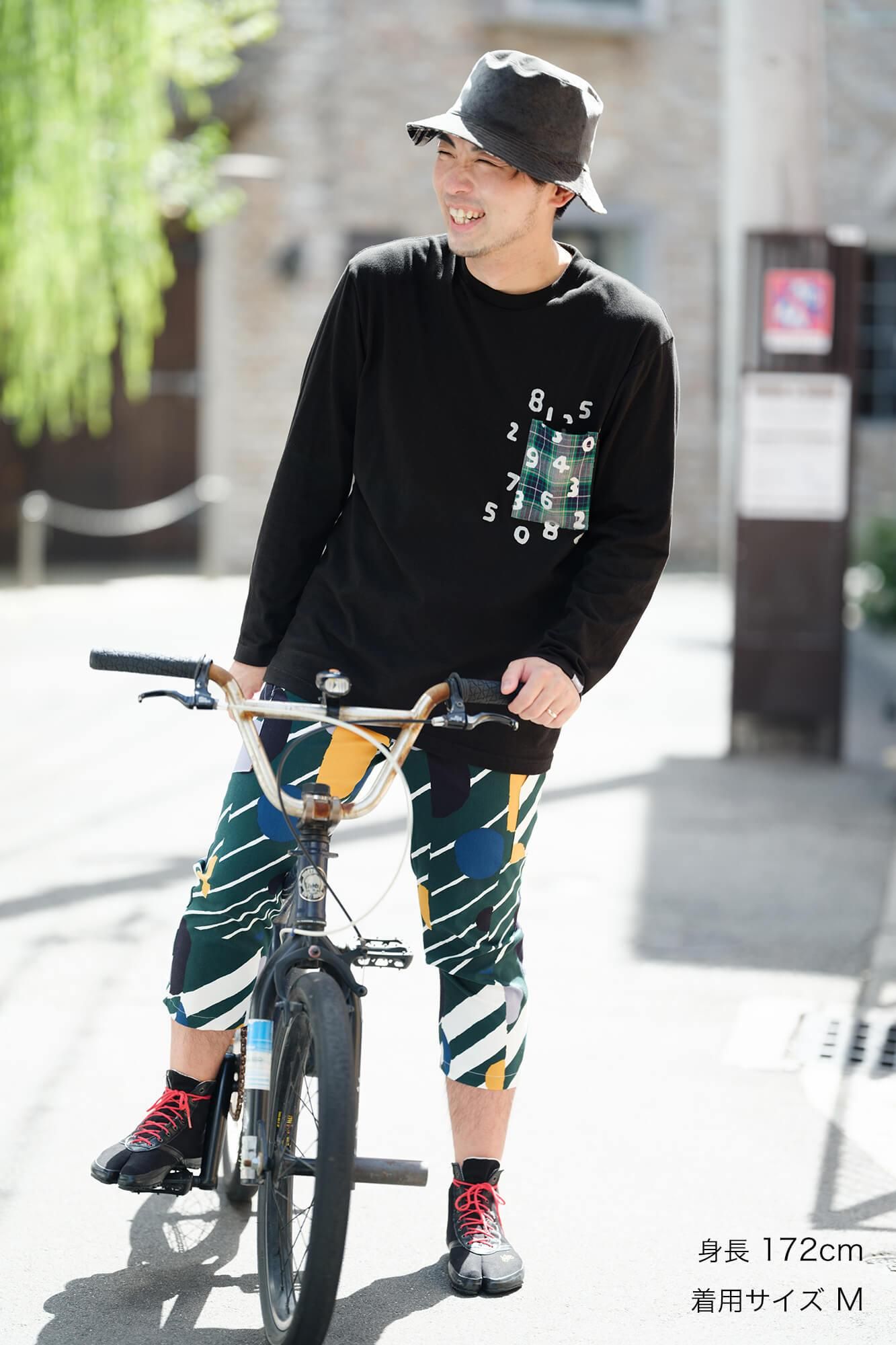 net限定】ストレッチ ドビー織 BIKEすててこ／銀河系（ぎんが
