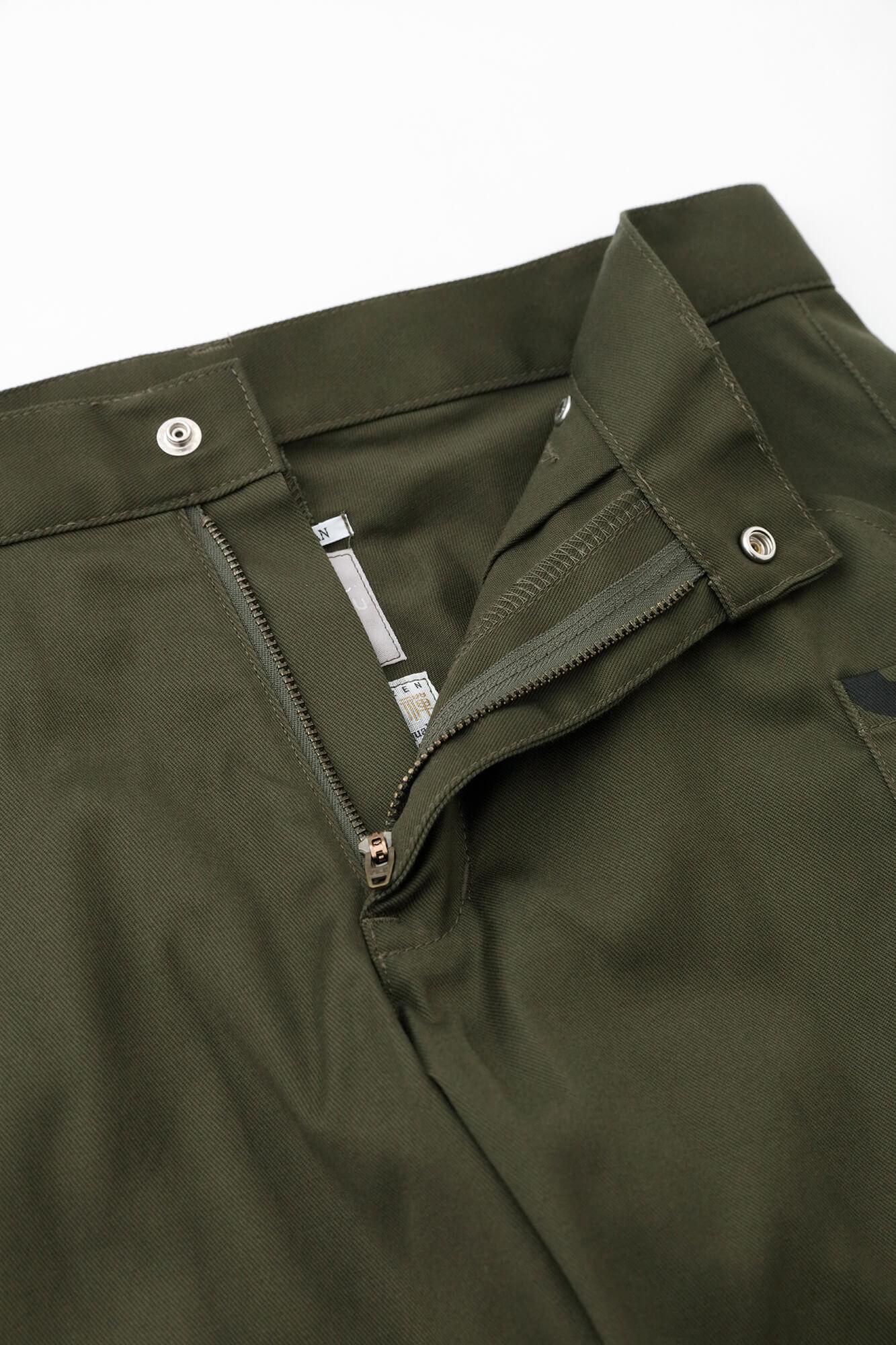 SOU.SOU サルエルパンツ 日本製 オリーブグリーン　M SOU.SOU サルエルパンツ 日本製 オリーブグリーン M