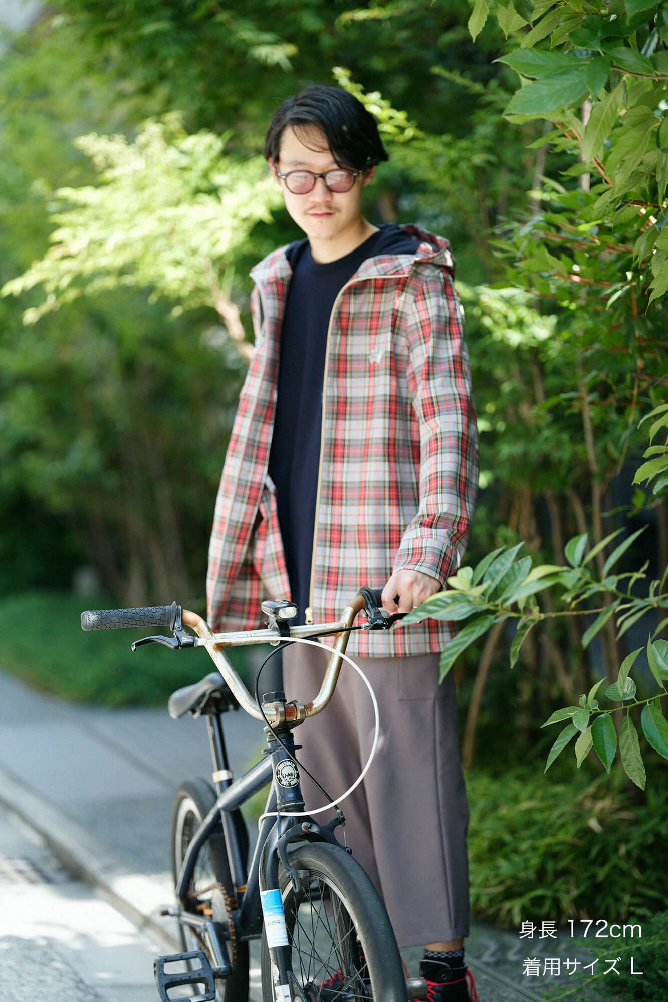 ストレッチモールスキン BIKEすててこ／スチールグレー - SOU・SOU netshop　（ソウソウ）　-　『新しい日本文化の創造』