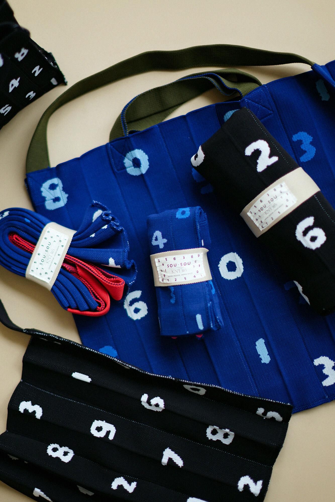 SOU・SOU×KNT365バッグ Co-Knitty／SO-SU-U 紺青（こんじょう