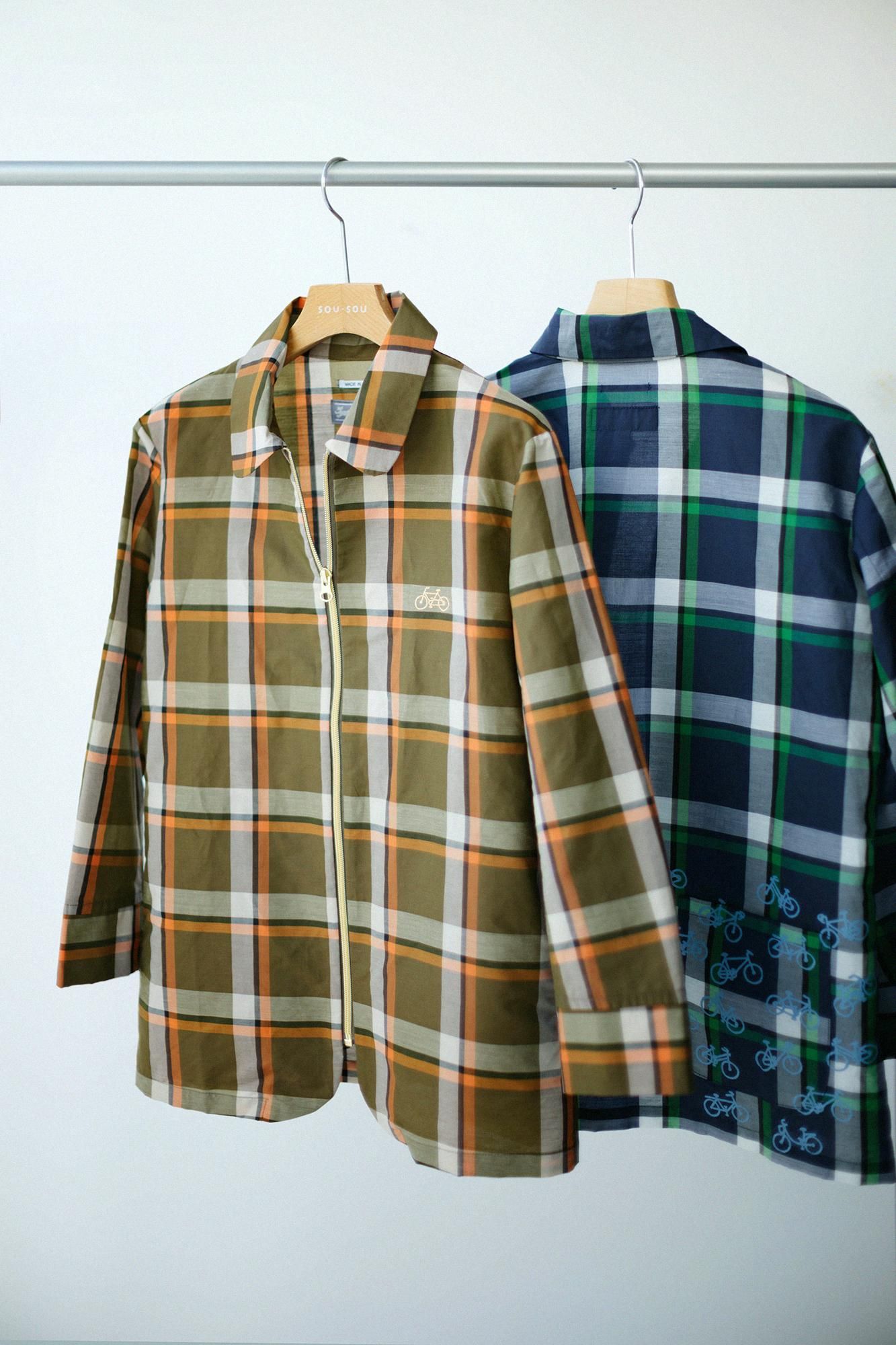 新品・未使用￼】SOU・SOUラミーナイロンZIP UPジャケット