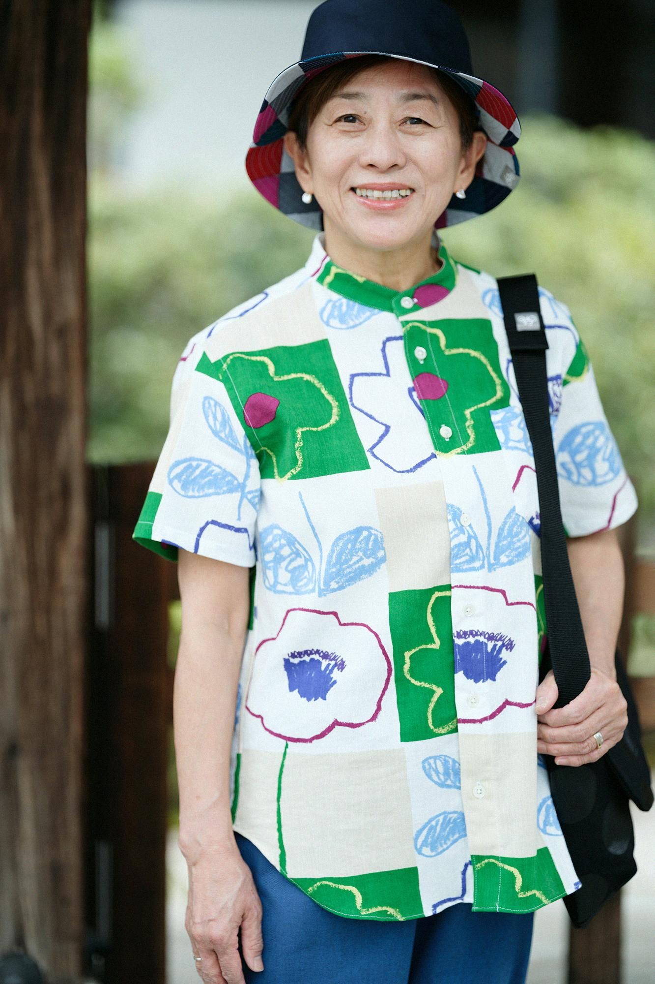 期間限定10%OFF】【net限定】高島縮 20/20 スタンドカラー半袖
