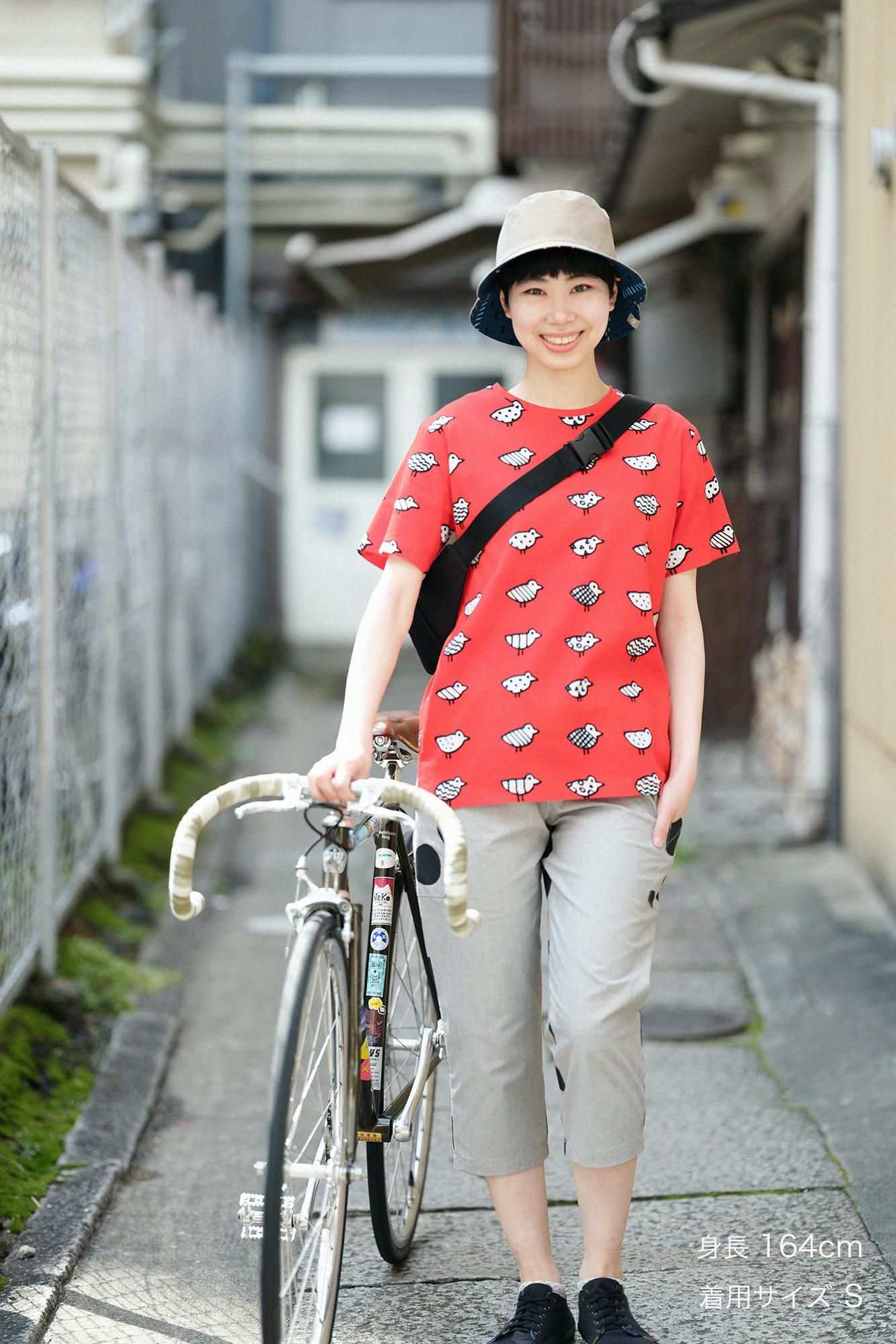 SOU・SOU 半袖Tシャツ／幾何文／サイズXL net限定】SO-SU-U 四味（よつみ） 半袖Tシャツ[5.0]／グリーン
