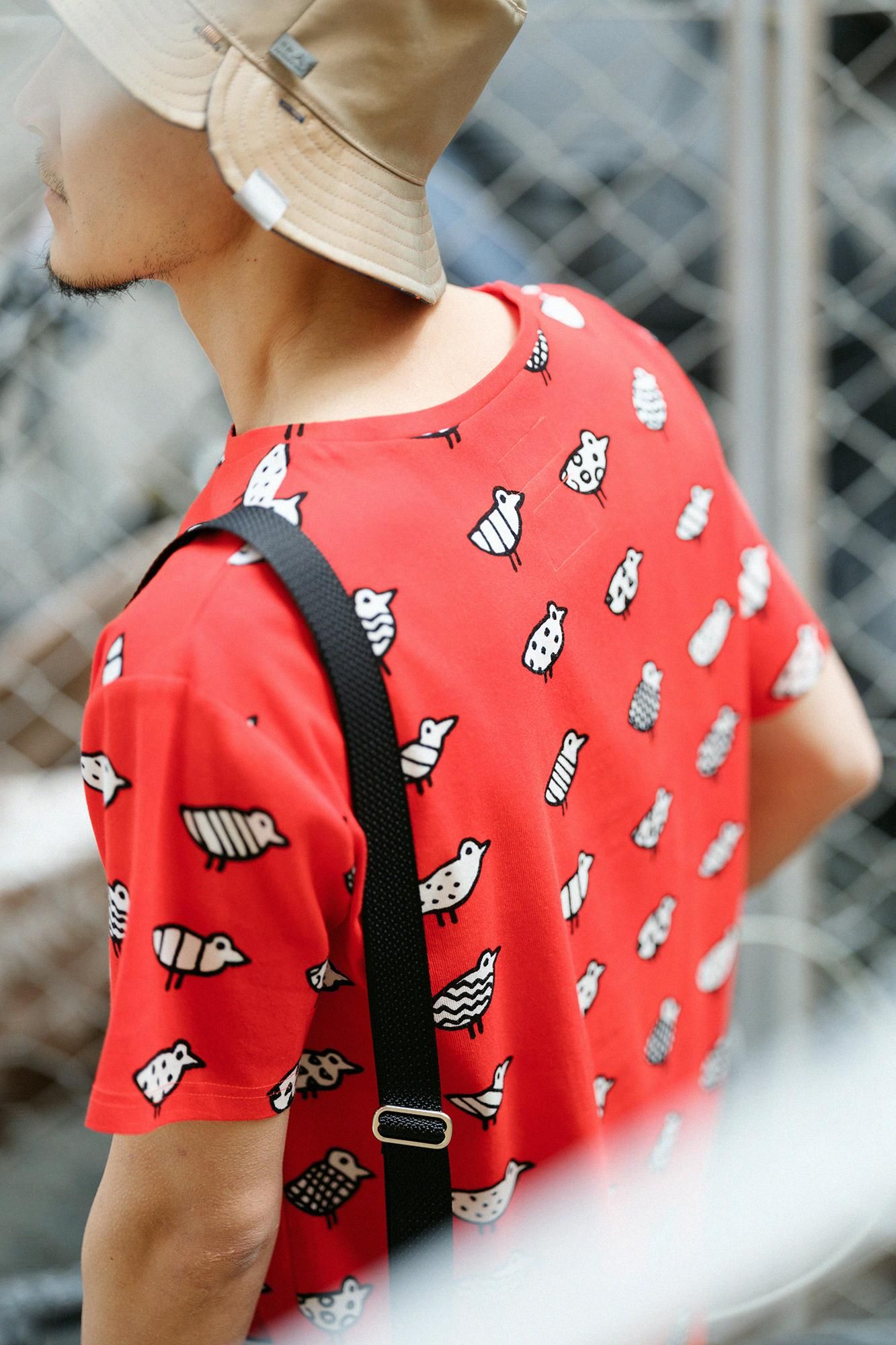 高島縮 40/40 半袖Tシャツ／とことこ - SOU・SOU netshop