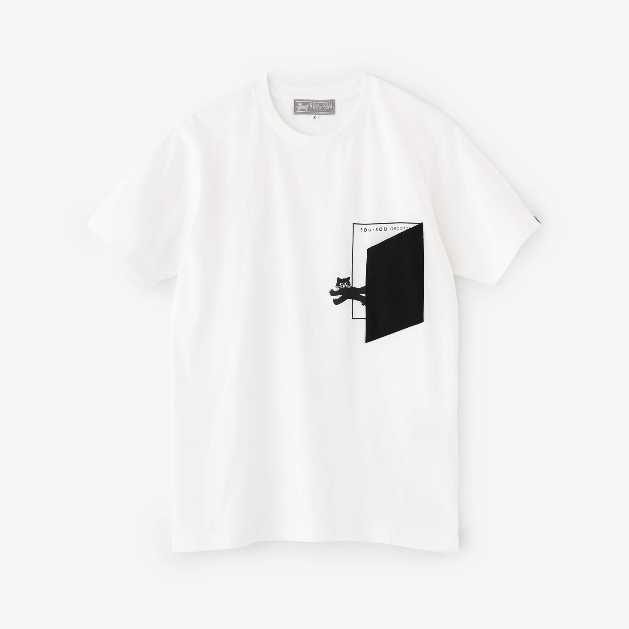 半袖 escape ポケットTシャツ[5.0]／ホワイト - SOU・SOU netshop　（ソウソウ）　-　『新しい日本文化の創造』
