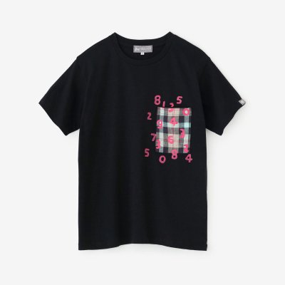 半袖 ポケットTシャツ[5.0]／ブラック×チャリンチャリン - SOU・SOU netshop　（ソウソウ）　-　『新しい日本文化の創造』