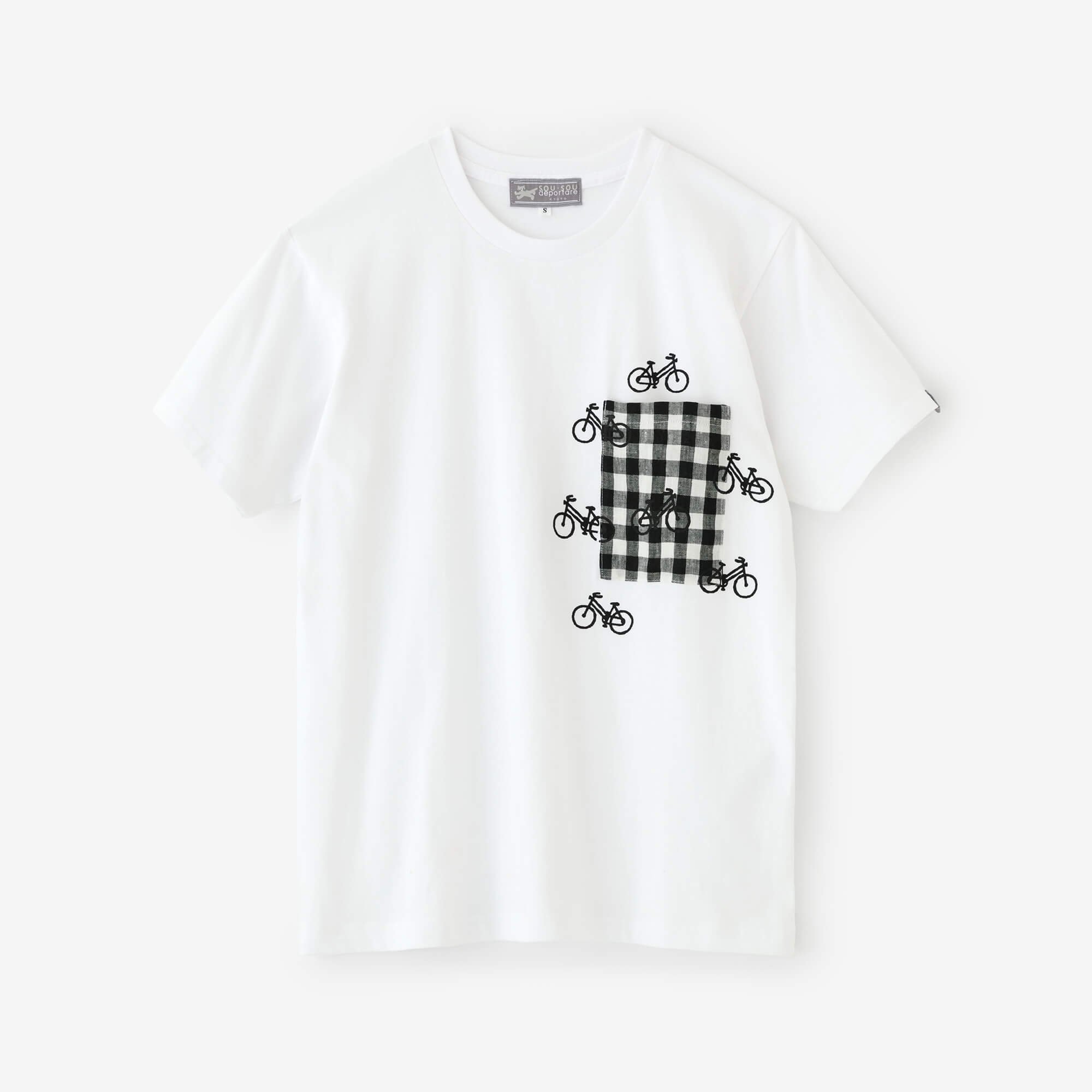 【予約10%OFF】半袖 ポケットTシャツ[5.0]／ホワイト×チャリンチャリン（※5月上旬発送予定） - SOU・SOU netshop　 （ソウソウ）　-　『新しい日本文化の創造』