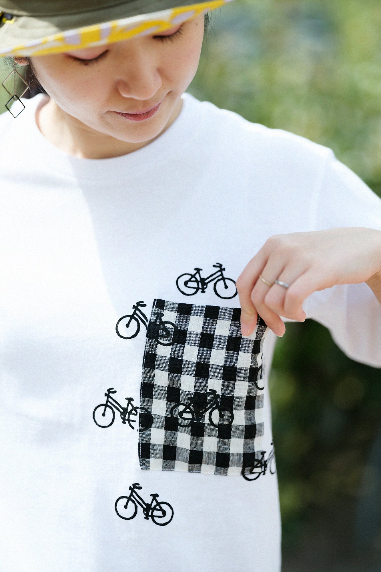 【予約10%OFF】半袖 ポケットTシャツ[5.0]／ホワイト×チャリンチャリン（※5月上旬発送予定） - SOU・SOU netshop　 （ソウソウ）　-　『新しい日本文化の創造』