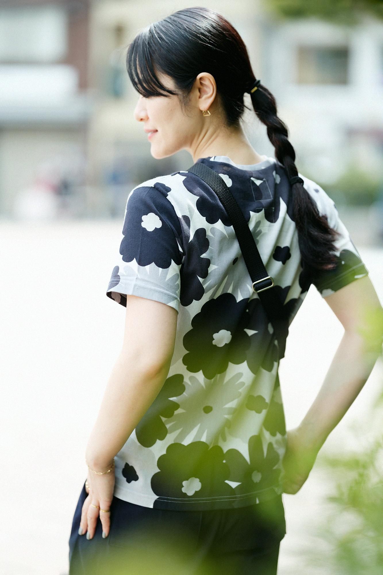 【新品・Мサイズ】 SOU・SOU　高島縮　半袖シャツ　おおらかとりどり 高島縮 40/40 半袖Tシャツ／おおらかとりどり - SOU・SOU