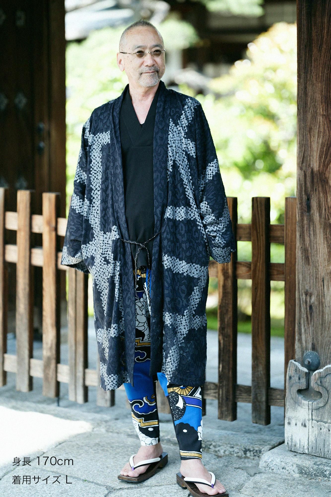 高島縮 20/20 裁付（たっつけ）えんゆう穿き／傾く（かぶく