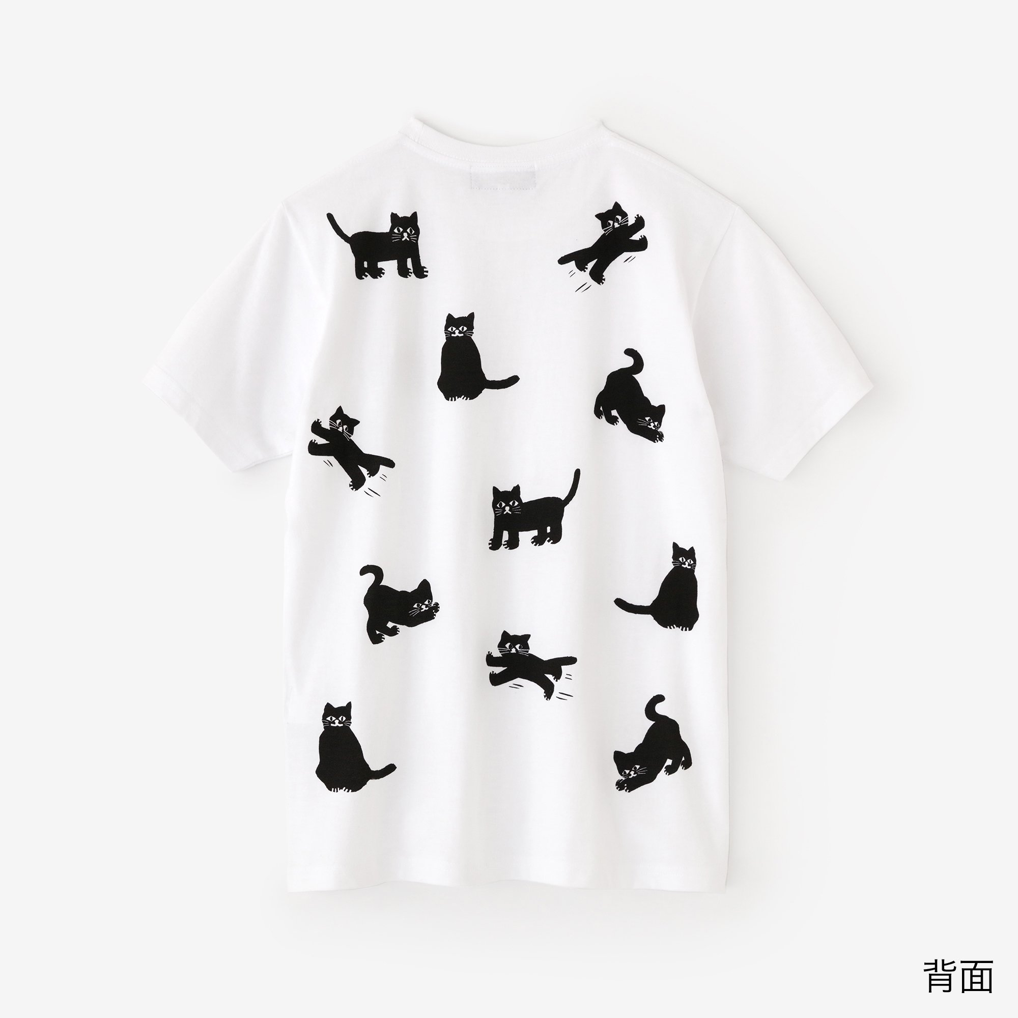 ねこ 半袖Tシャツ[5.0]／ホワイト - SOU・SOU netshop　（ソウソウ）　-　『新しい日本文化の創造』