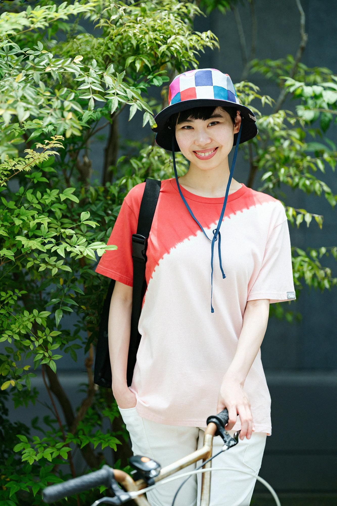 高島縮 20/20 スタンドカラー半袖シャツ SP／公園 - SOU・SOU