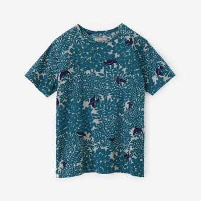 期間限定10%OFF】高島縮 40/40 半袖Tシャツ／間がさね（まがさね