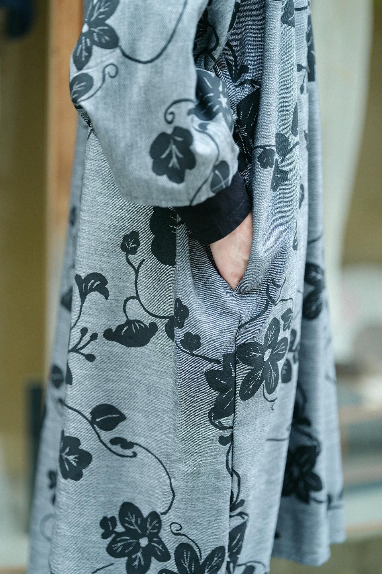 ☆未着用 ソウソウ SOU・SOU薙刀長方形衣 雲間に菊 良夜 ☆ ☆未着用 ソウソウ SOU・SOU薙刀長方形衣 雲間に菊 良夜 ☆ SOU・SOU