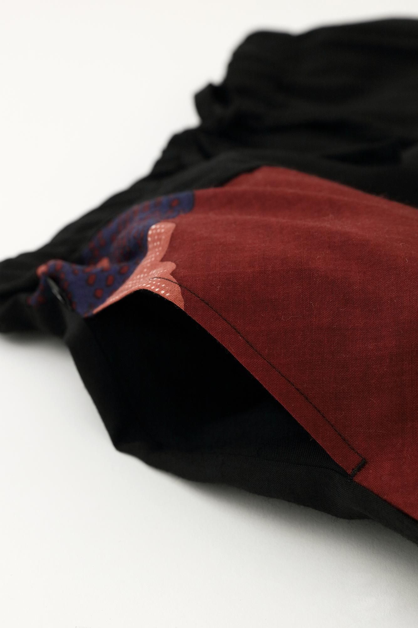 SOU・SOU モスリン 富士2.0 濡羽色×桟 予約】モスリン 富士（ふじ） 2.0／濡羽色（ぬればいろ）×桟