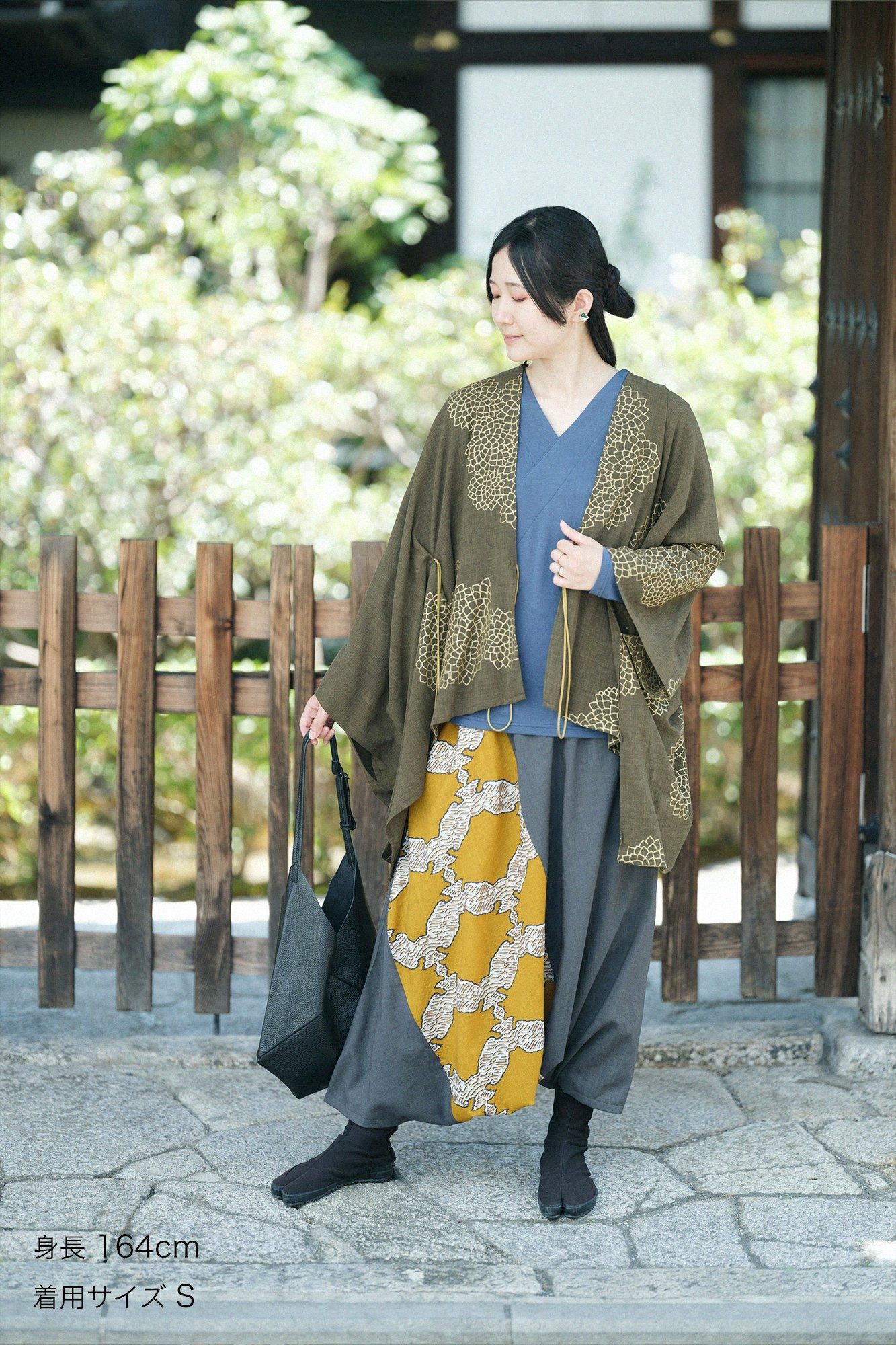 モスリン 富士（ふじ） 2.0／濃灰（こいはい）×武者七宝（むしゃ