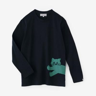 衝撃の激安コスパ・掘り出し物も 長袖 ポケットTシャツ[5.6]／パープル×SO-SU-U昆（こん） SOU - トップス