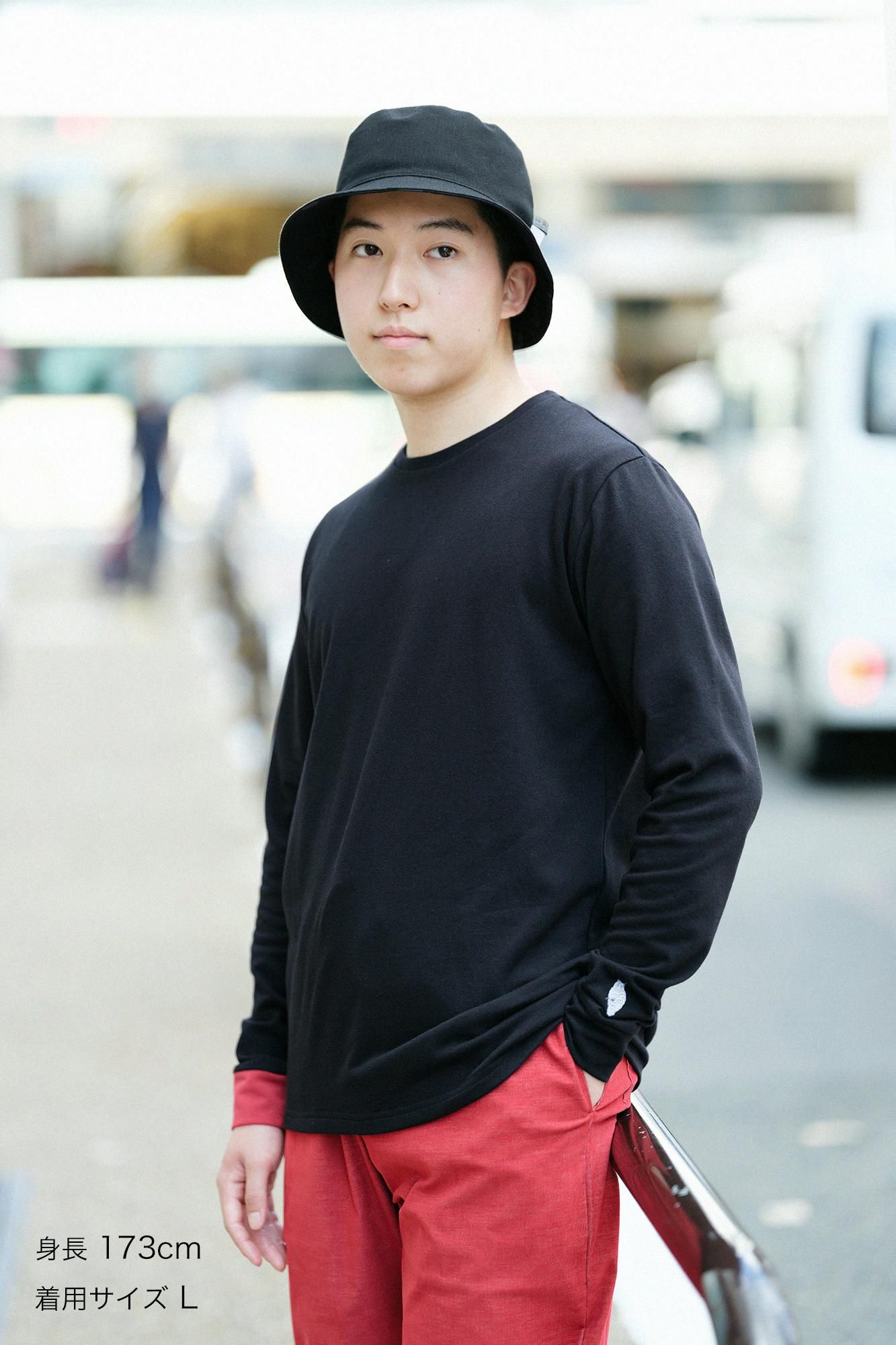 豪華で新しい ミニ裏毛 バイカラー 長袖Tシャツ - SOU・SOU netshop トップス