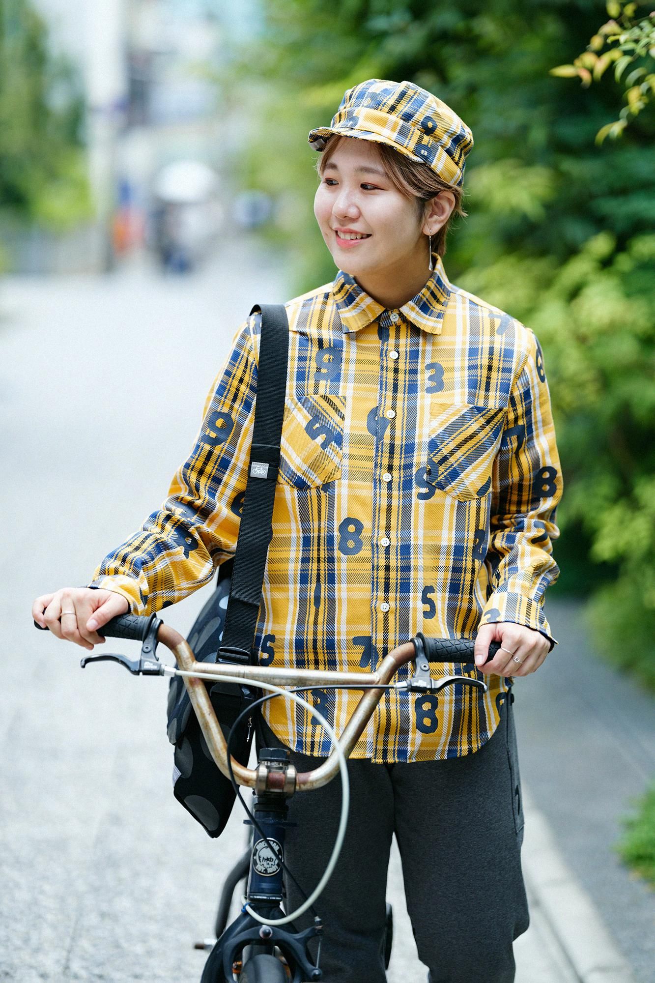 ヘビーツイルチェックシャツ／SO-SU-U 黄金色（こがねいろ