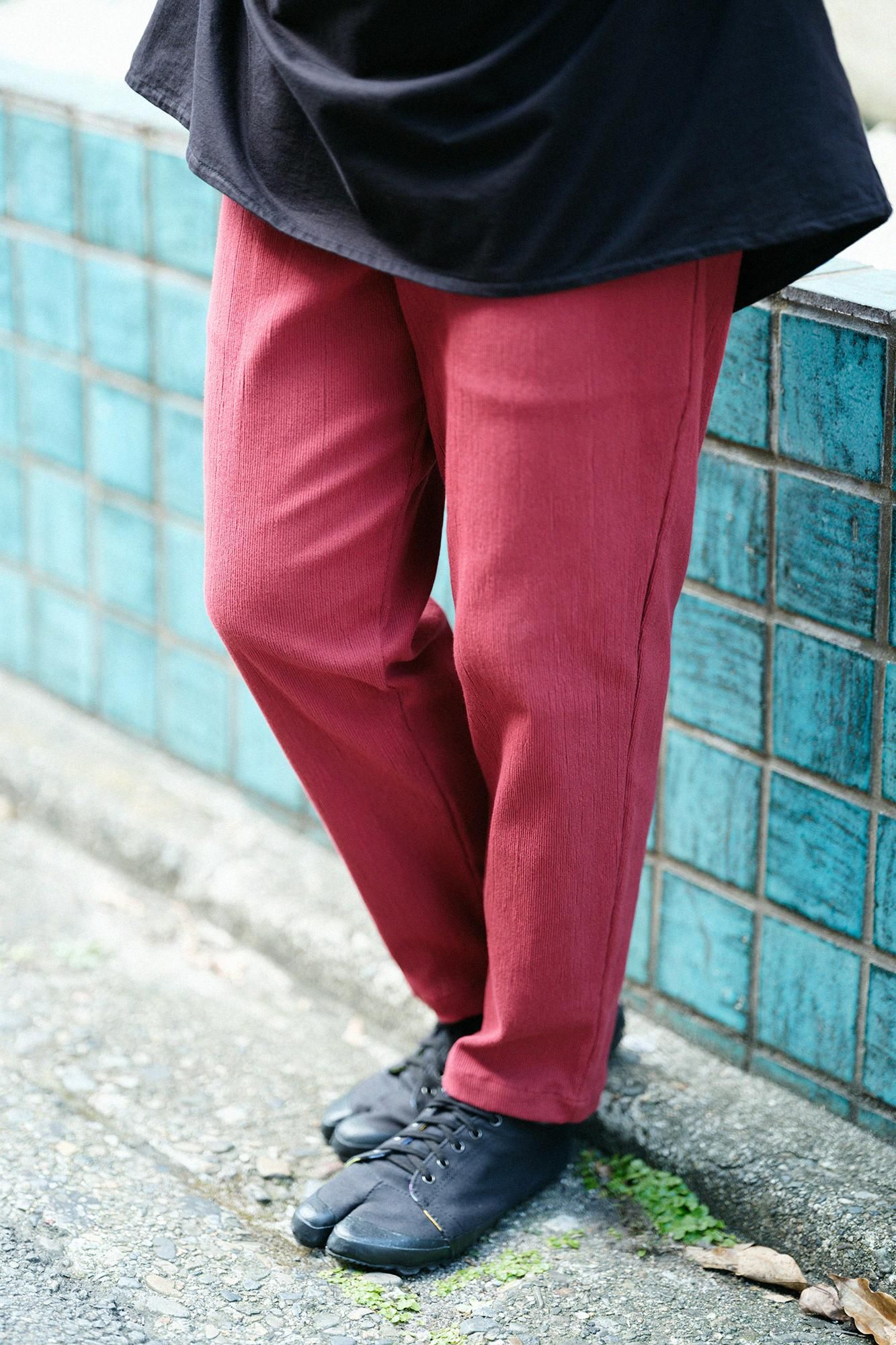 SOUSOU 高島縮　イージーテーパードパンツ 高島縮 20/20 イージーテーパードパンツ／はじける - SOU・SOU