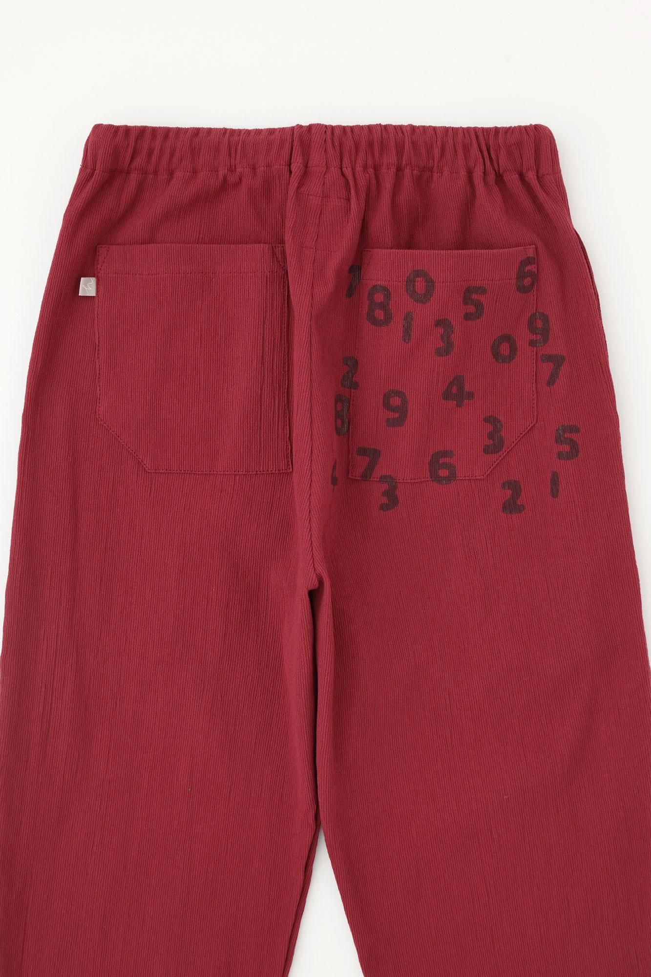 SOUSOU 高島縮　イージーテーパードパンツ 予約】高島縮 20/10 ピケエンボス イージーテーパードパンツ／深