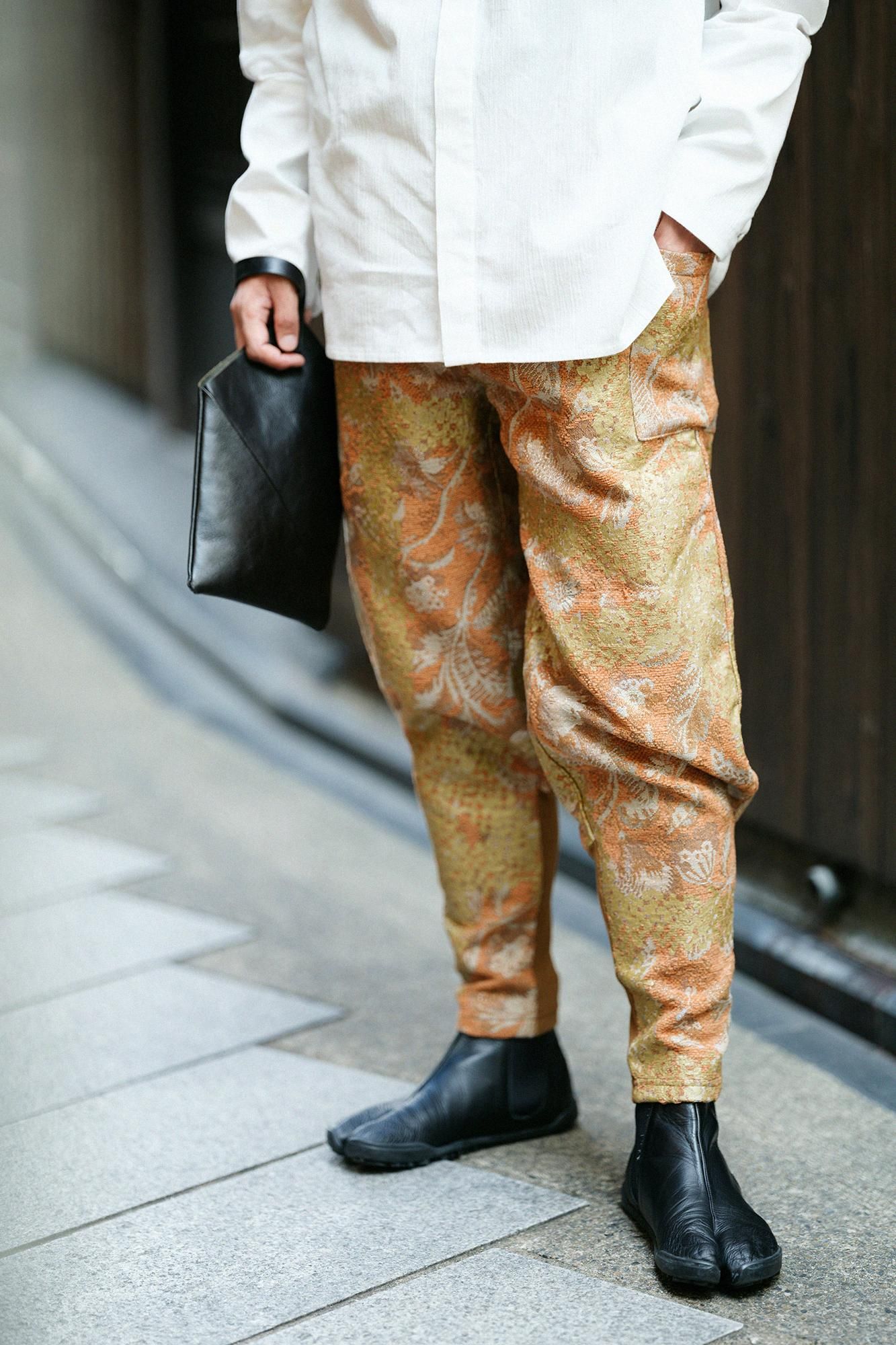 ソウソウ SOU•SOU 裏ボア 阿弥 たっ付えんゆう穿き サルエルパンツ M ソウソウ SOU•SOU 裏ボア 阿弥 たっ付えんゆう穿き サルエルパンツ M