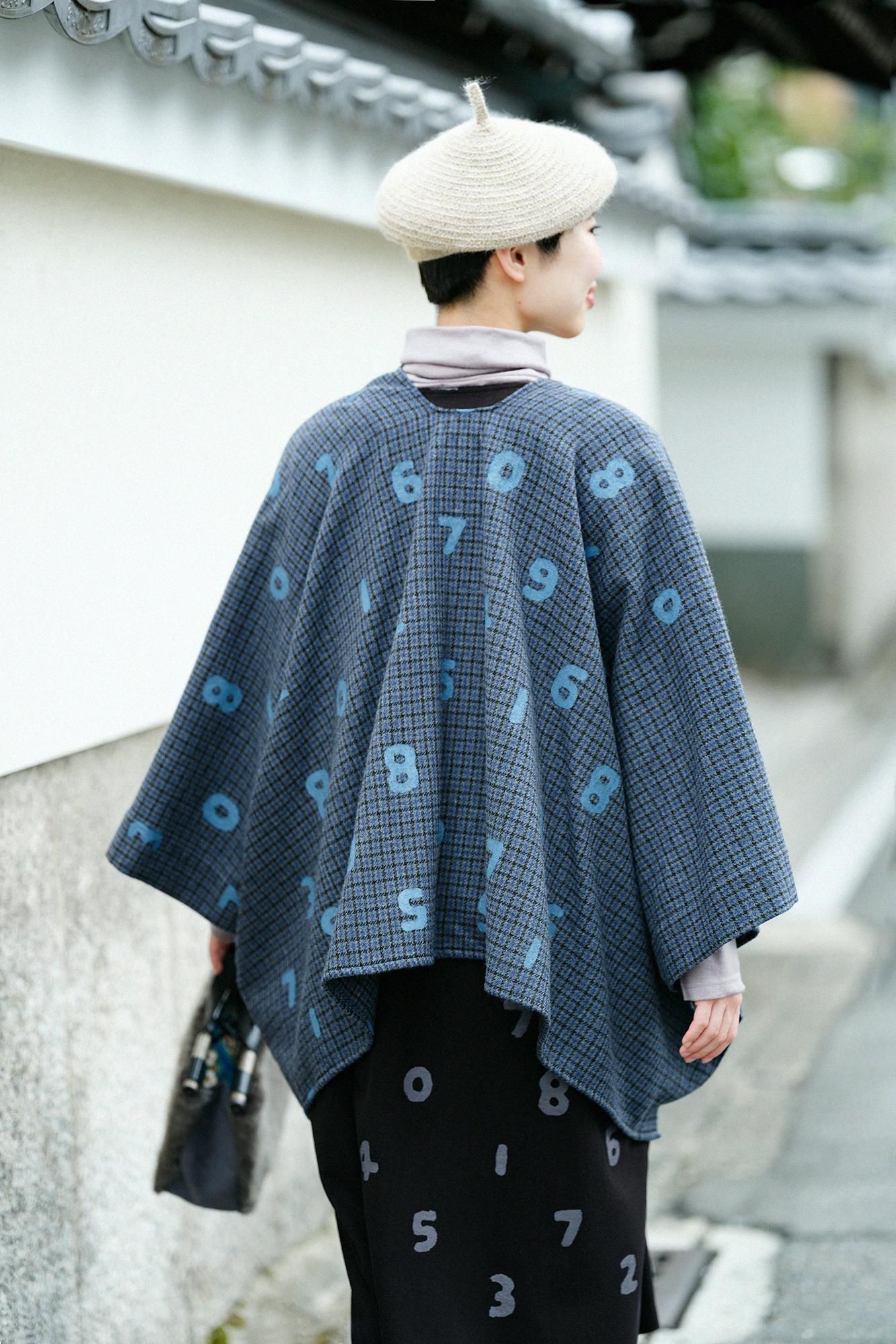 SOU・SOU ソウソウ　深喜 カシミヤ混 きさらぎ 短丈／濡羽色 麻 きさらぎ 短丈（みじかたけ）／黒紺（くろこん） - SOU・SOU