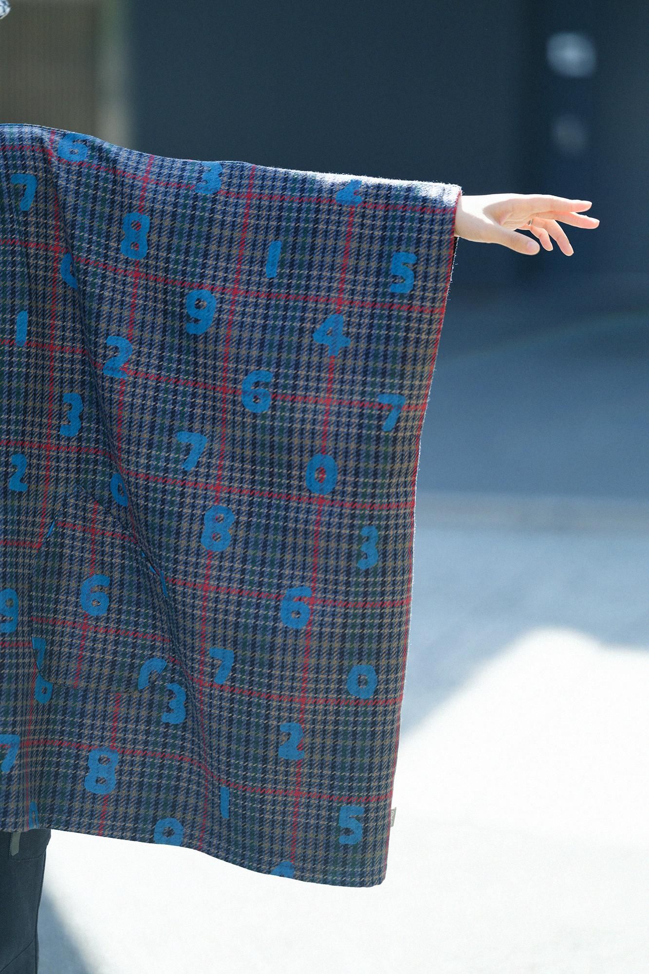 BALLIツイル BIKEポンチョ／SO-SU-Uと余白（よはく） ネイビー