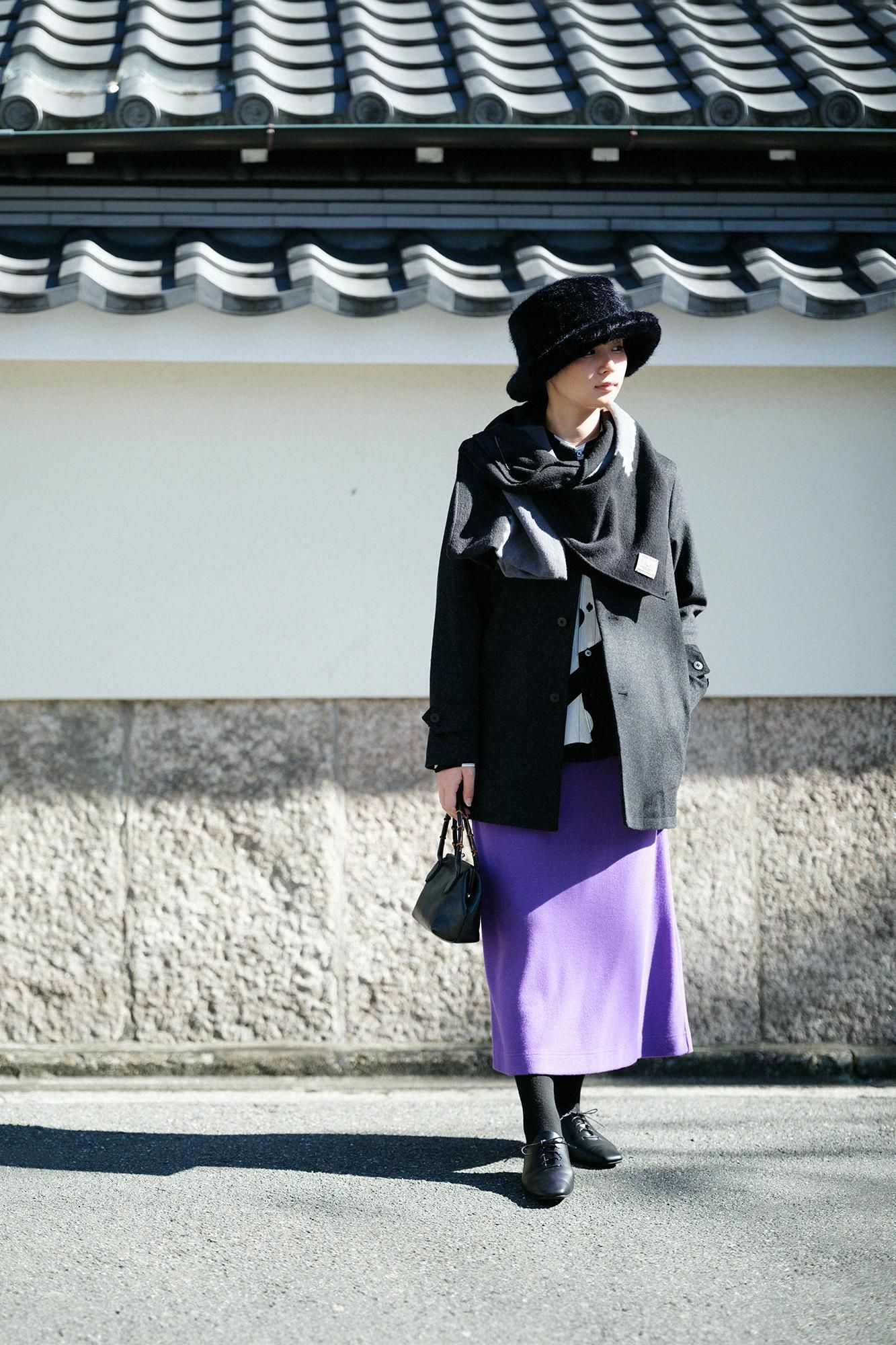 スーパー120'sウール S.C.ショートコート2.0／濃墨（こずみ