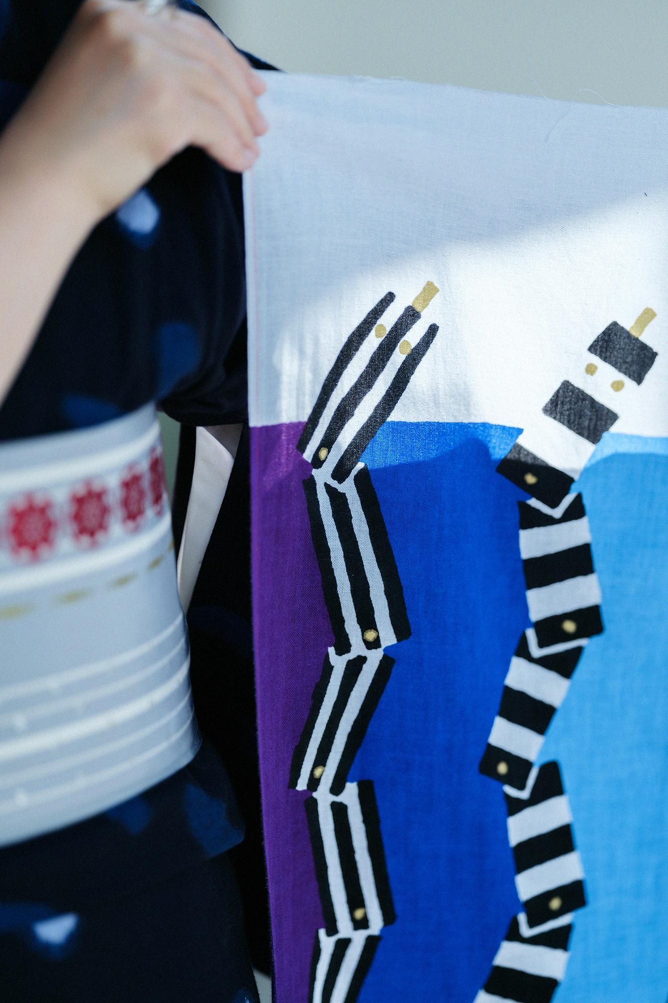 伊勢木綿 textile手ぬぐい／干支 巳（み）令和七年 - SOU・SOU