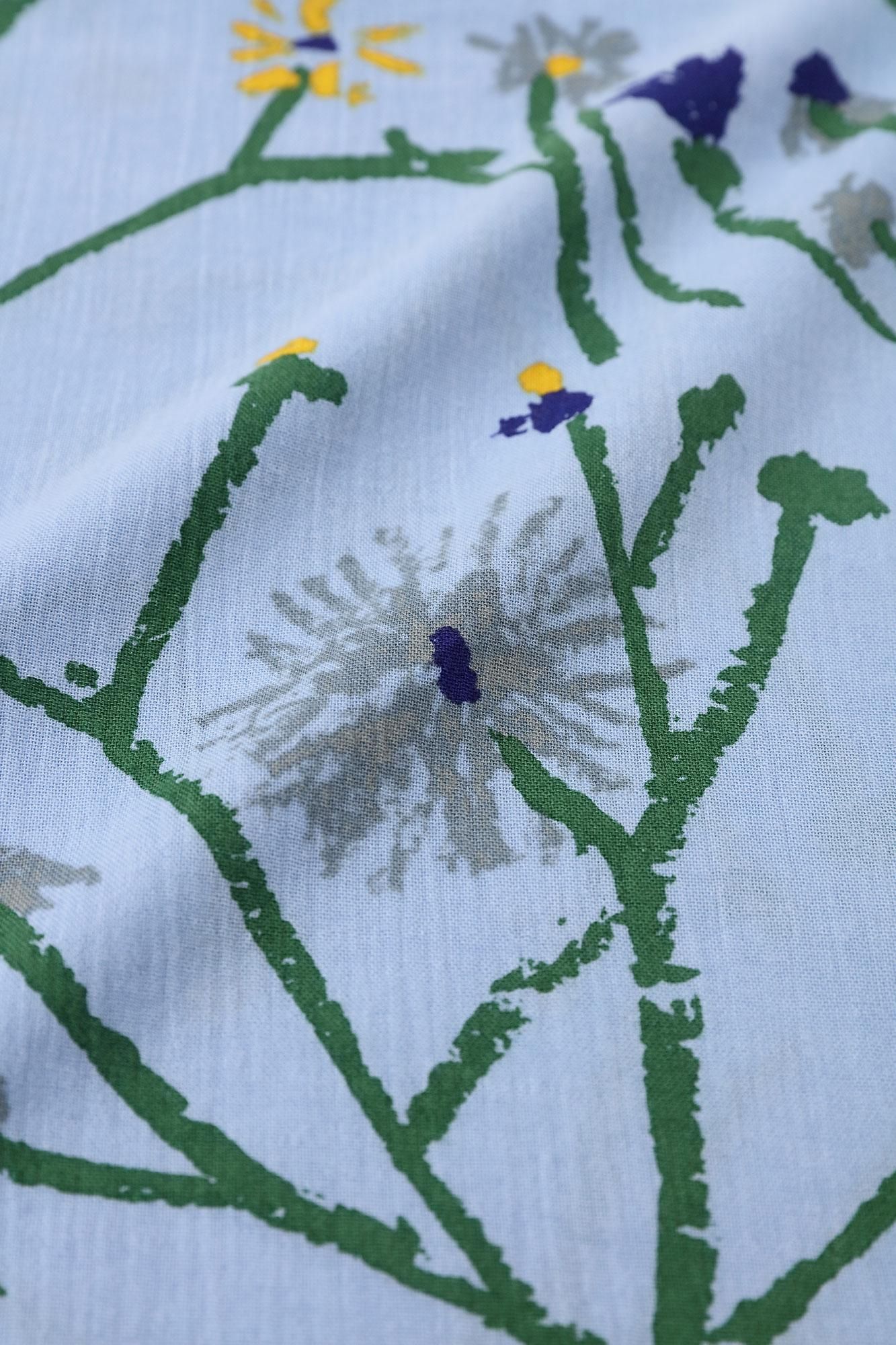 【美品】土日セール❣️SOU・SOU ♡さざんか柄の貫頭衣、高島縮 美品】土日セール❣️SOU・SOU ♡さざんか柄の貫頭衣、高島縮