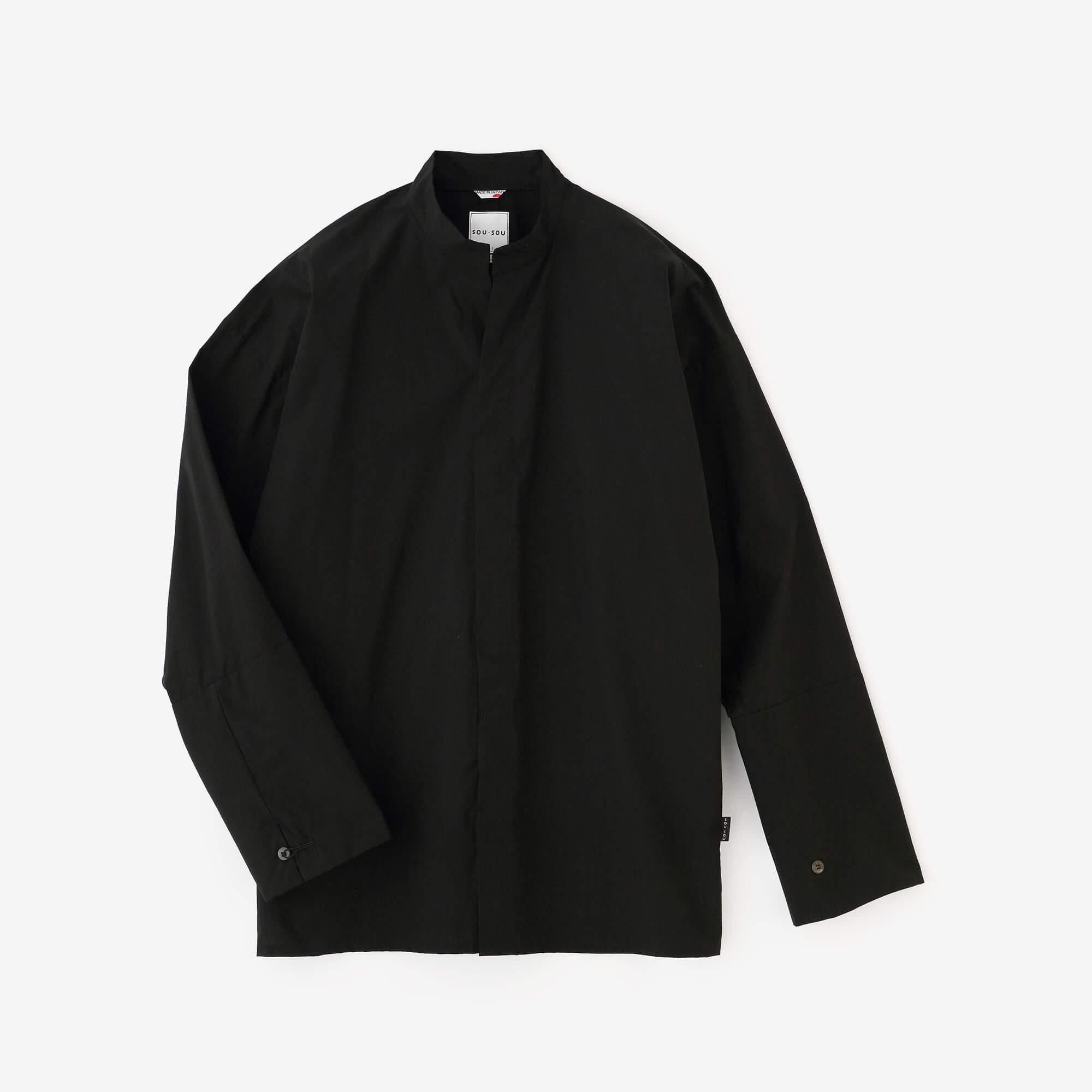 ソウソウ　グレー　裏勝り　ロングコート　テーラード 着物袖　裏はso-su-u net限定20%OFF】カシミヤ混 梳毛（そもう） スタンドカラー
