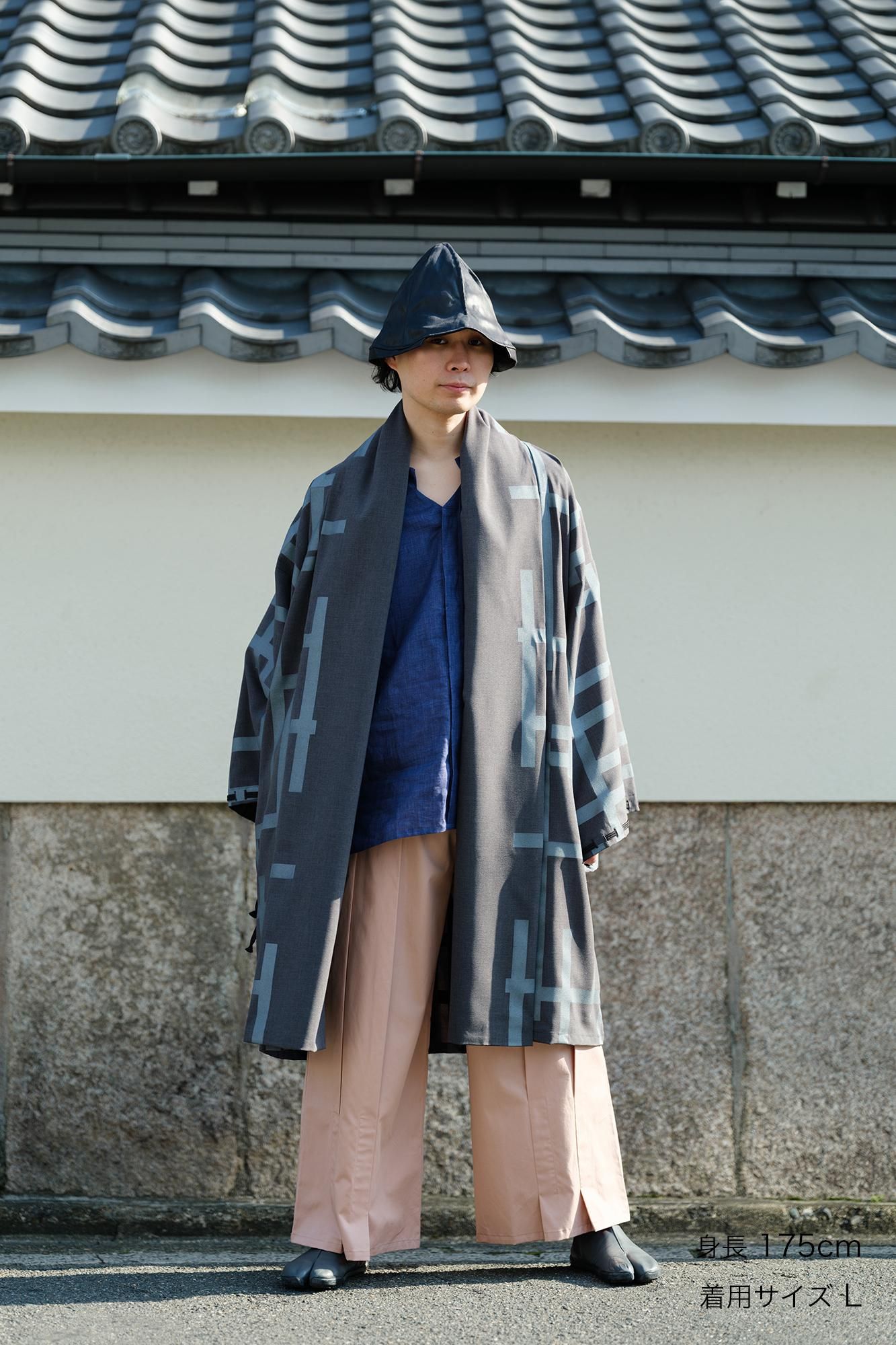 sousou ソウソウ　傾衣　Lサイズ　タッグワイドパンツ 毛65% 袴形 SOU・SOU