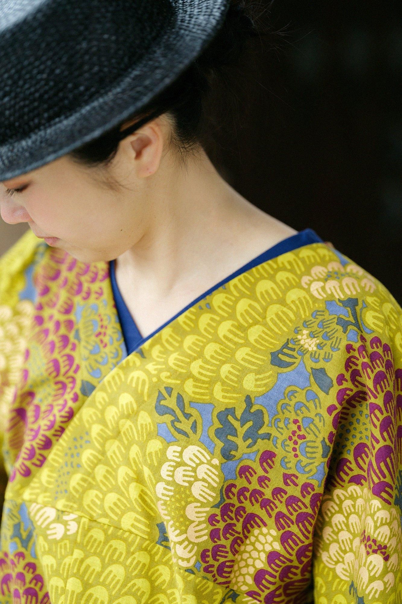 伊勢木綿 文（ぶん） 大帷（おおかたびら） 短丈（みじかたけ