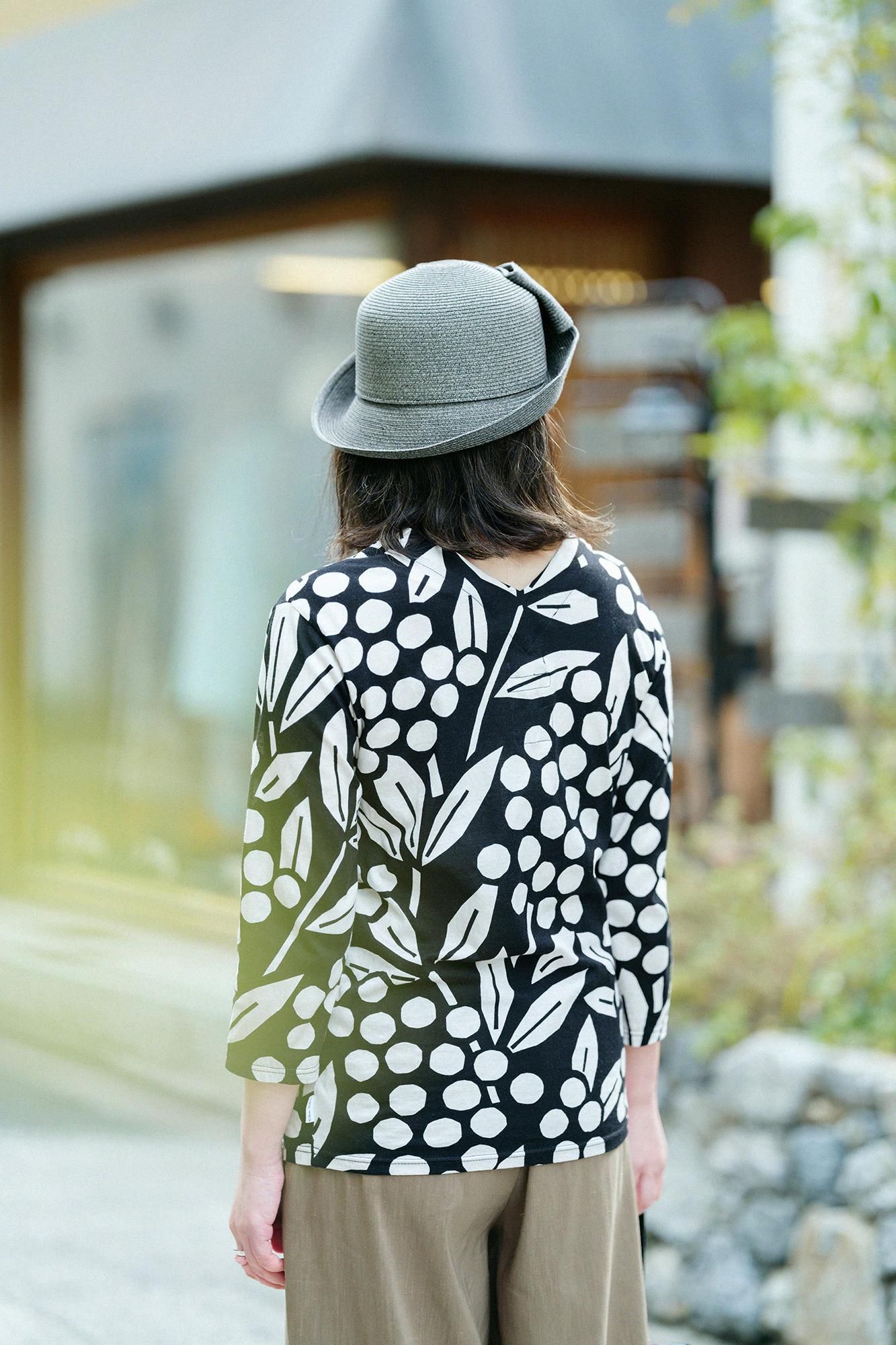 net限定】抜衿ジバン 七分丈／南天竹（なんてんちく） - SOU