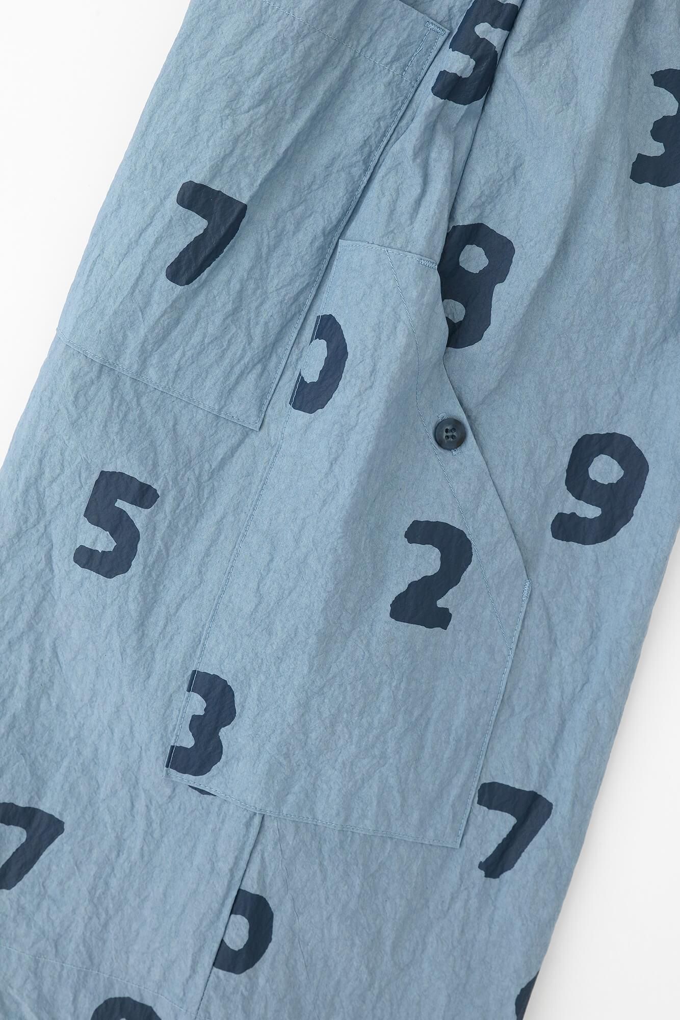 タイプライタークロス BIKEショーツ／SO-SU-U 灰青（はいあお