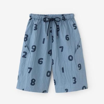 【Time Limited 10%OFF】Typewriter Cloth BIKE Shorts / SO-SU-U Greyish Blue (※Scheduled to ship from April 29th to May 2nd)