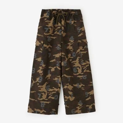 コットンキャンバス カーゴパンツ／camo SO-SU-U 銀煤竹（ぎん