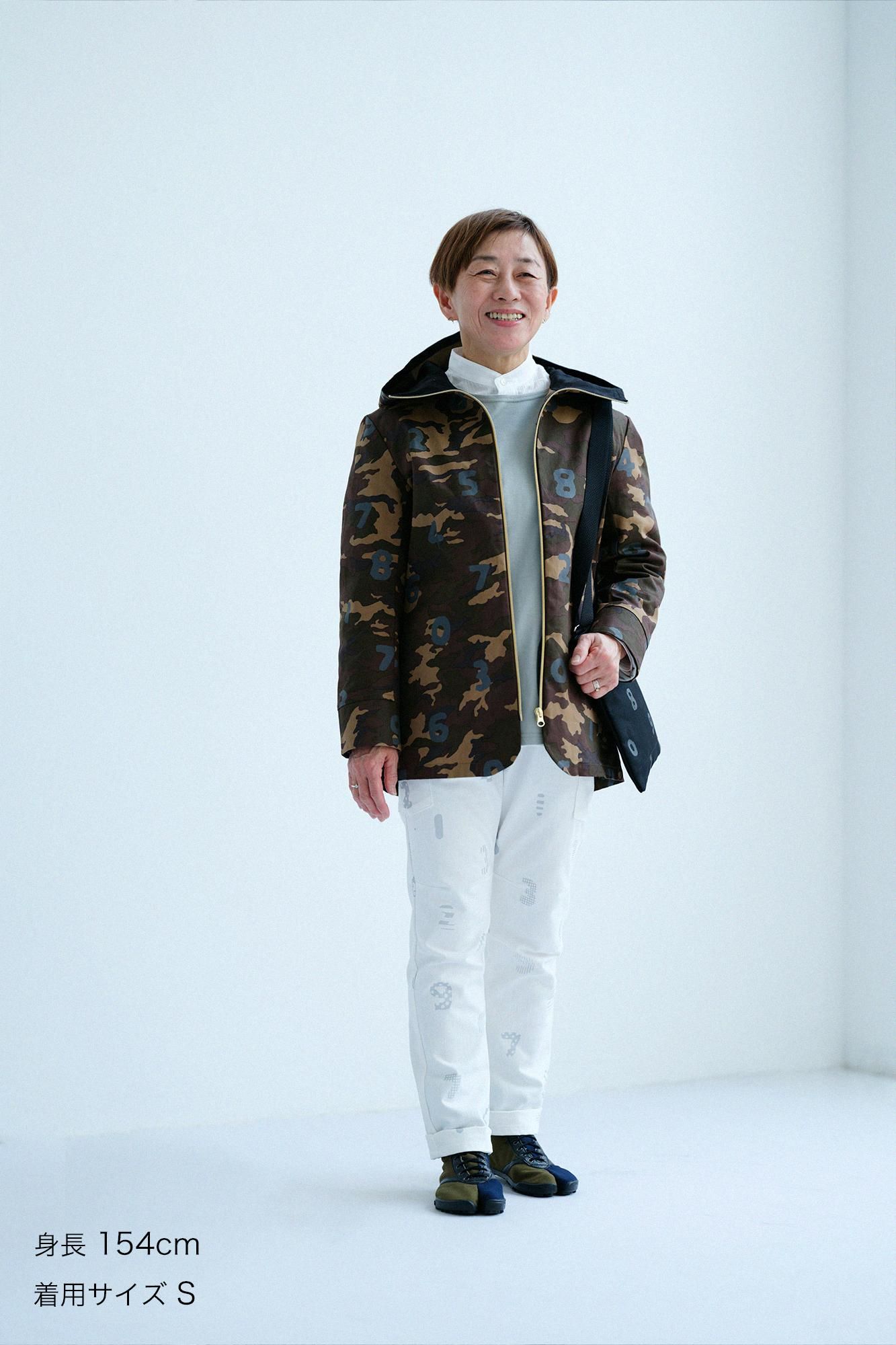 コットンキャンバス ZIP UP フードジャケット／camo SO-SU-U 桑