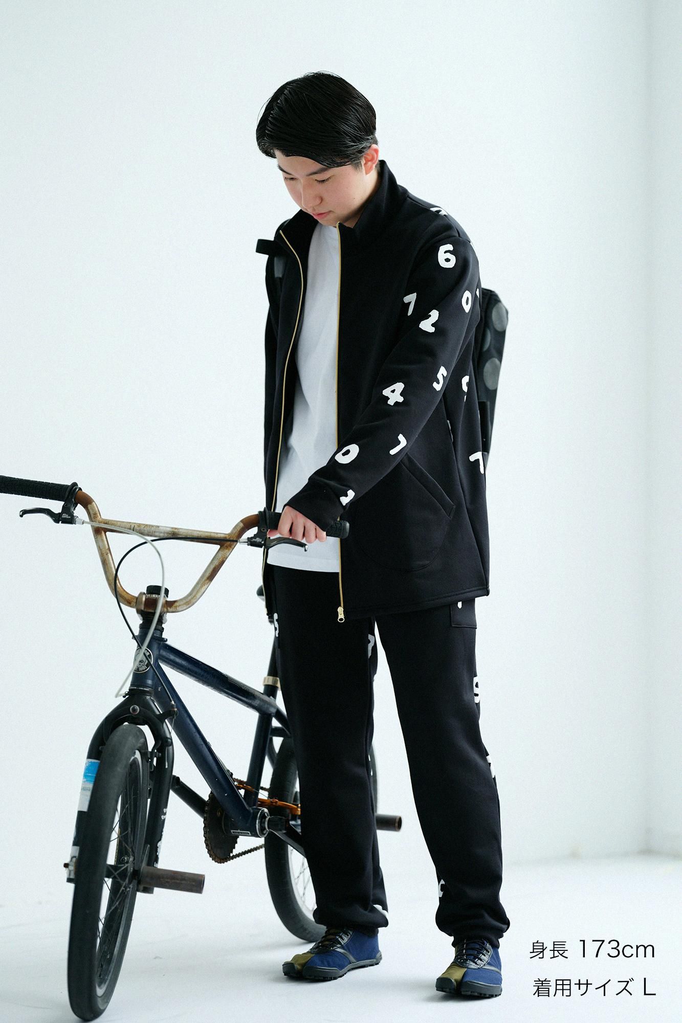 最低価格の ラッチパイルニット ZIP BIKEブルゾン／ブラック×SO-SU-U UP ジャケット・アウター