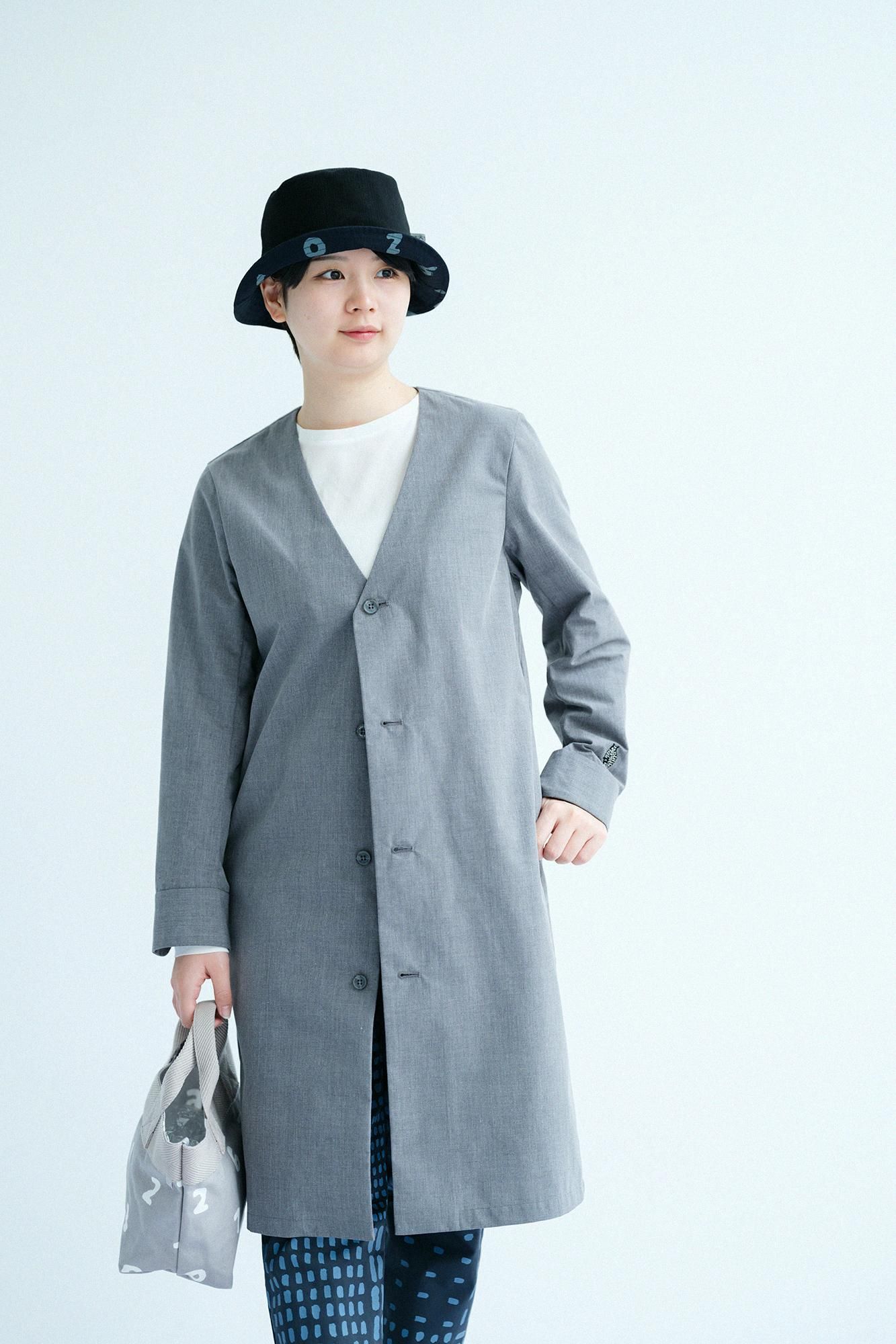 大人気新品セール ブ 撥水 C.L.ロングコート／杢灰（もくはい）×SO-SU ウェザークロス ジャケット・アウター