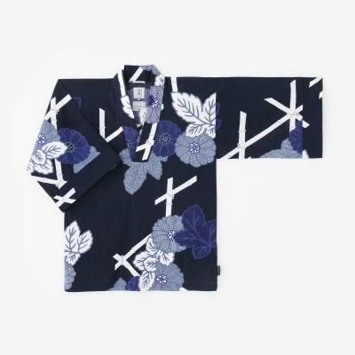 net限定】高島縮 40/40 風靡（ふうび） 上／雲間（くもま）に菊
