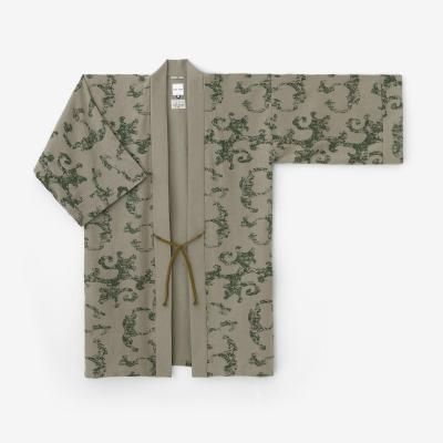 カットジャカール 袢纏（はんてん） 間（けん） 単（ひとえ