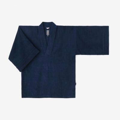 麻 宮中袖（きゅうちゅうそで） 間（けん） 単（ひとえ）／濡羽
