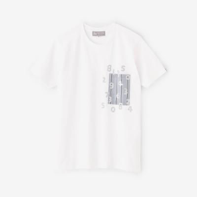半袖 ポケットTシャツ － 涼し気なストライプのポケットに